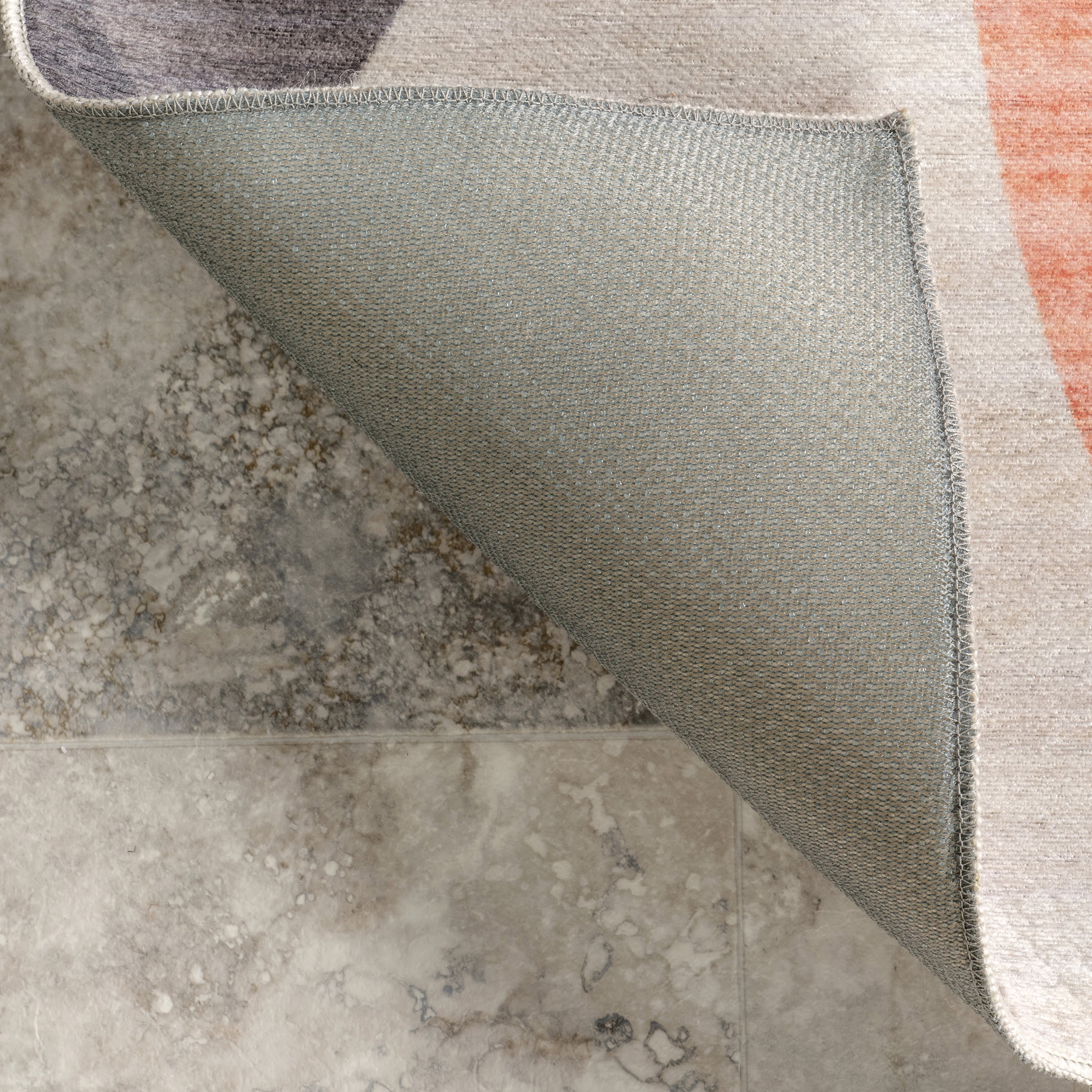 Hanna Halfmoon Washable Indoor/Outdoor Rug | Multicolor - Image 6