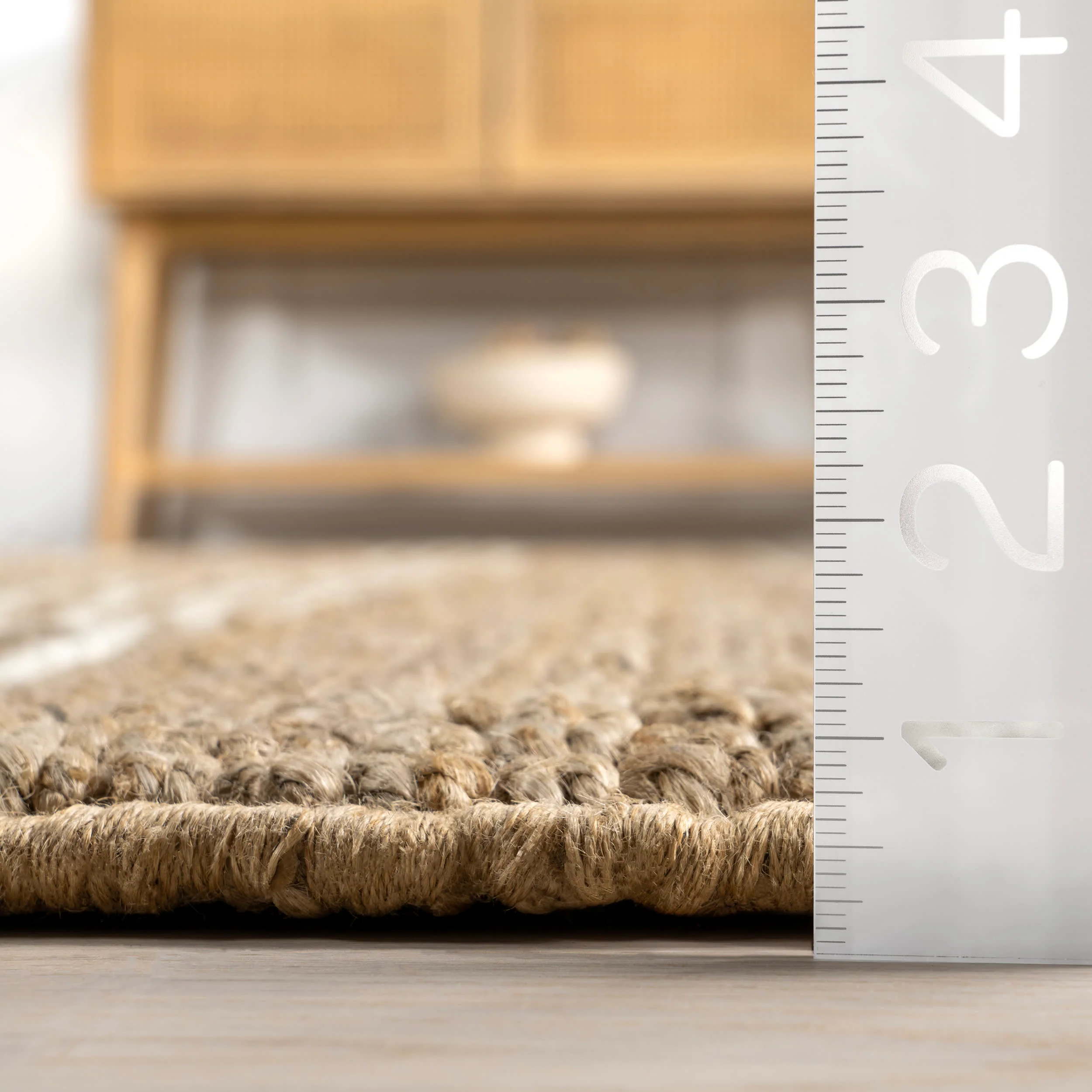 Hanna Striped Jute Rug | Natural - Image 4