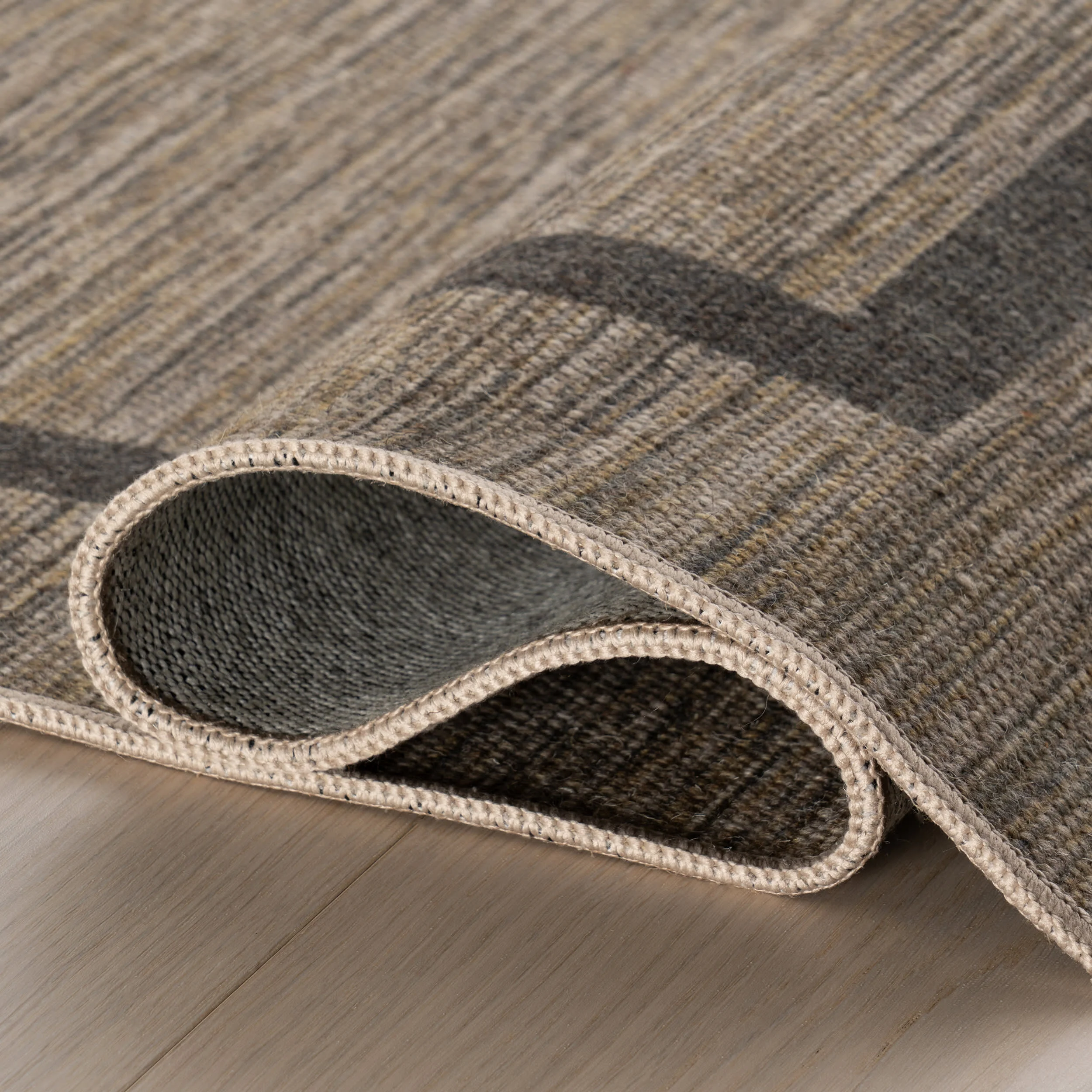 Hanover Bordered Washable Rug by Nate Berkus | Brown - Image 8