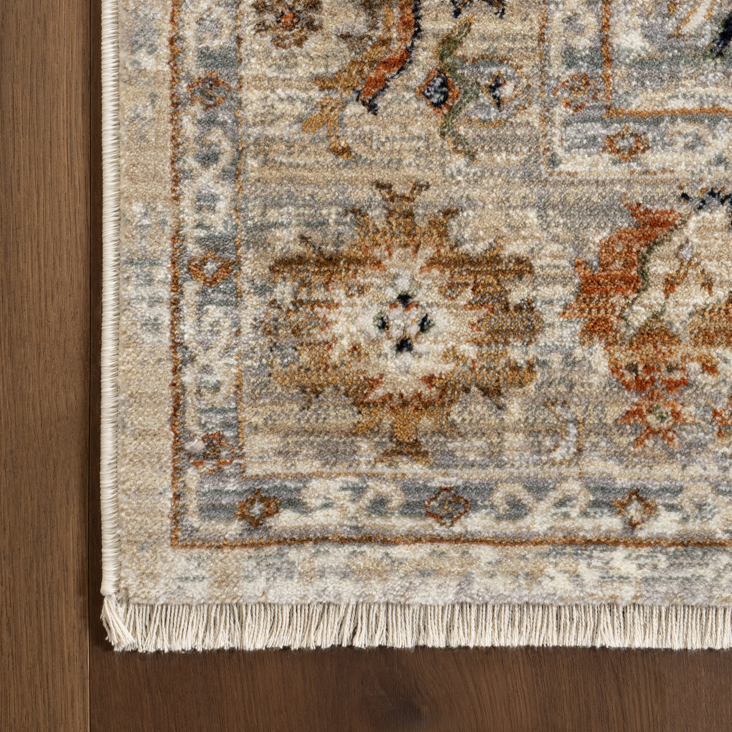 Harlee Vintage Floral Rug | Ivory - Image 3