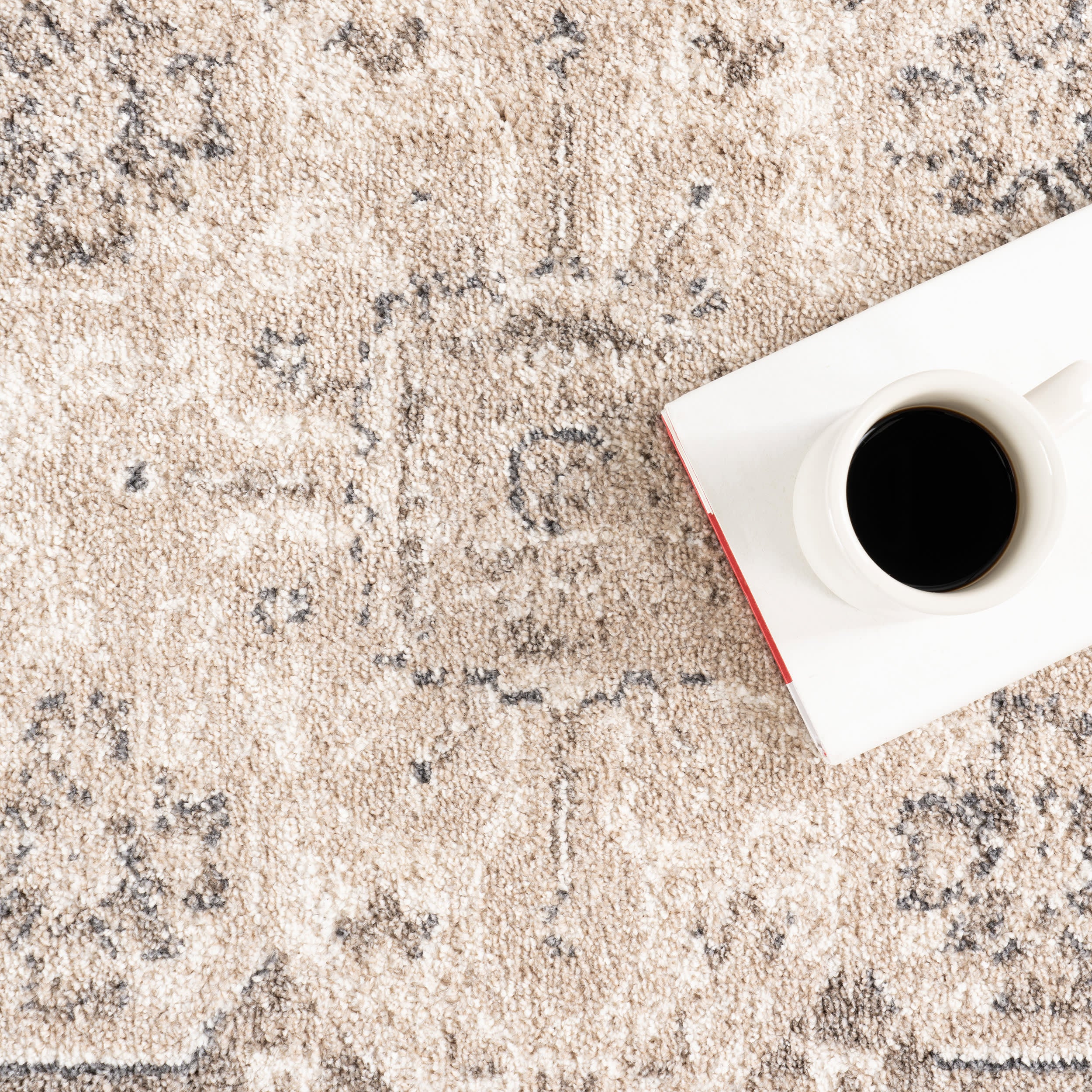 Harley Vintage Medallion Rug | Ivory - Image 8
