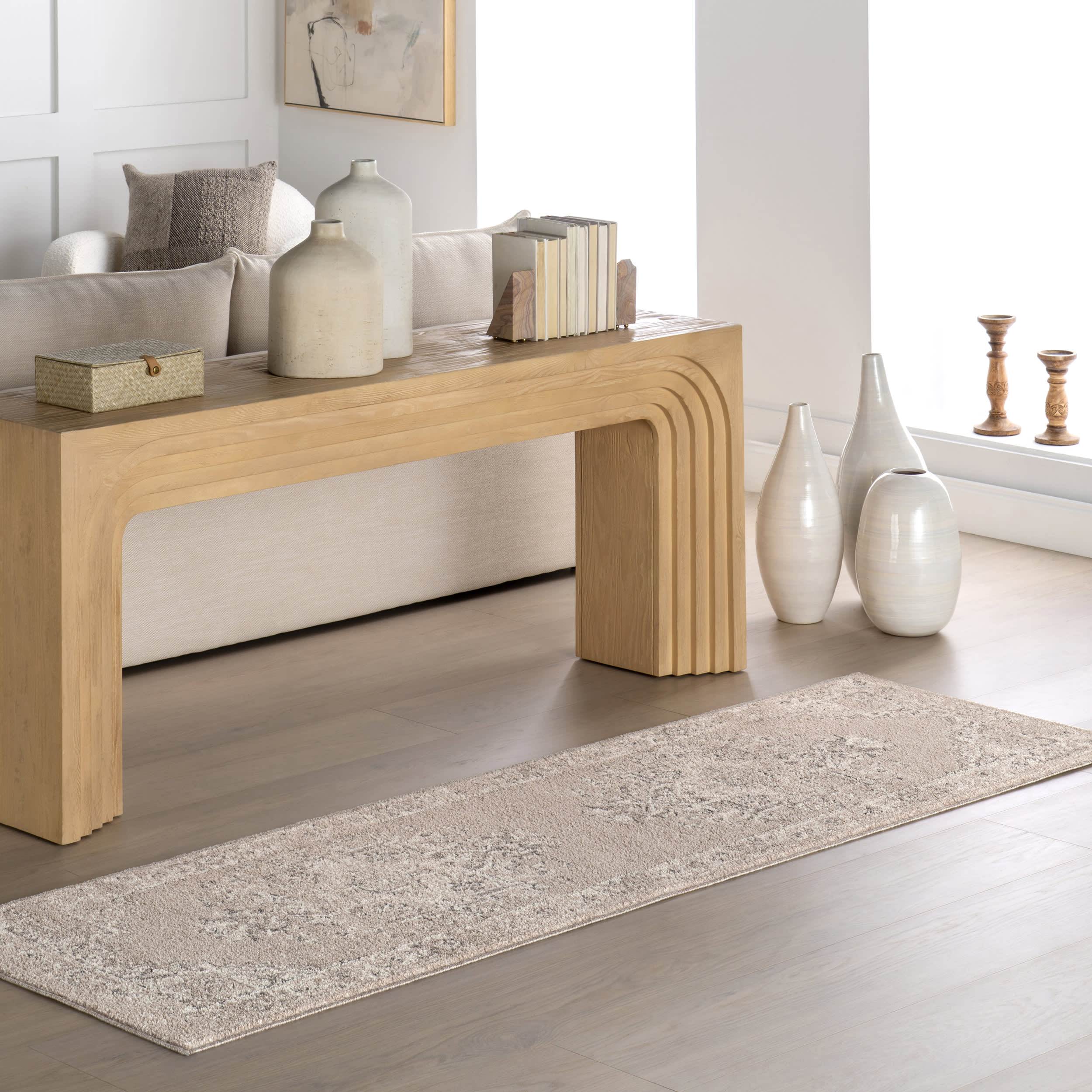 Harley Vintage Medallion Rug | Ivory - Image 2