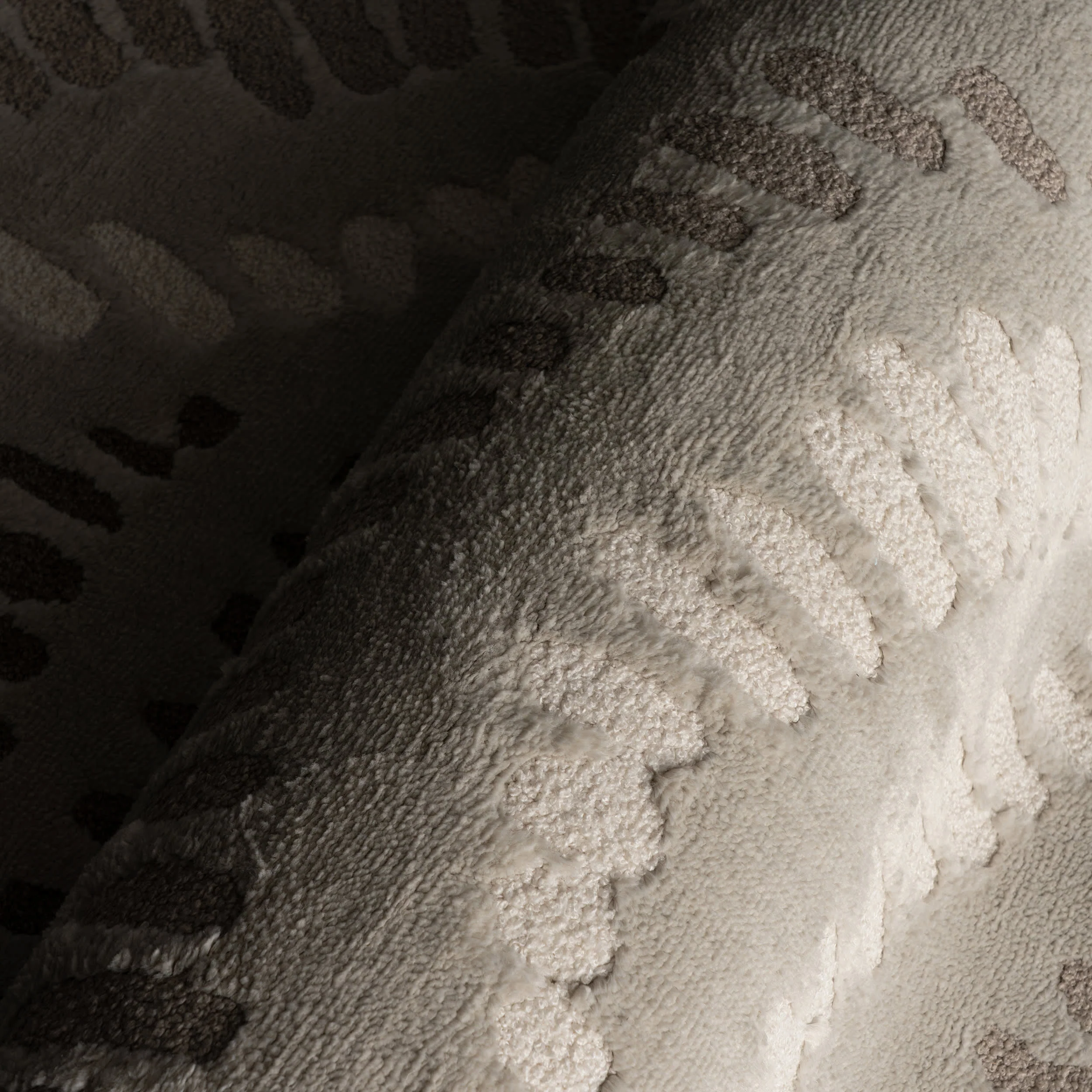 Harrah Modern Abstract Rug | Beige - Image 3