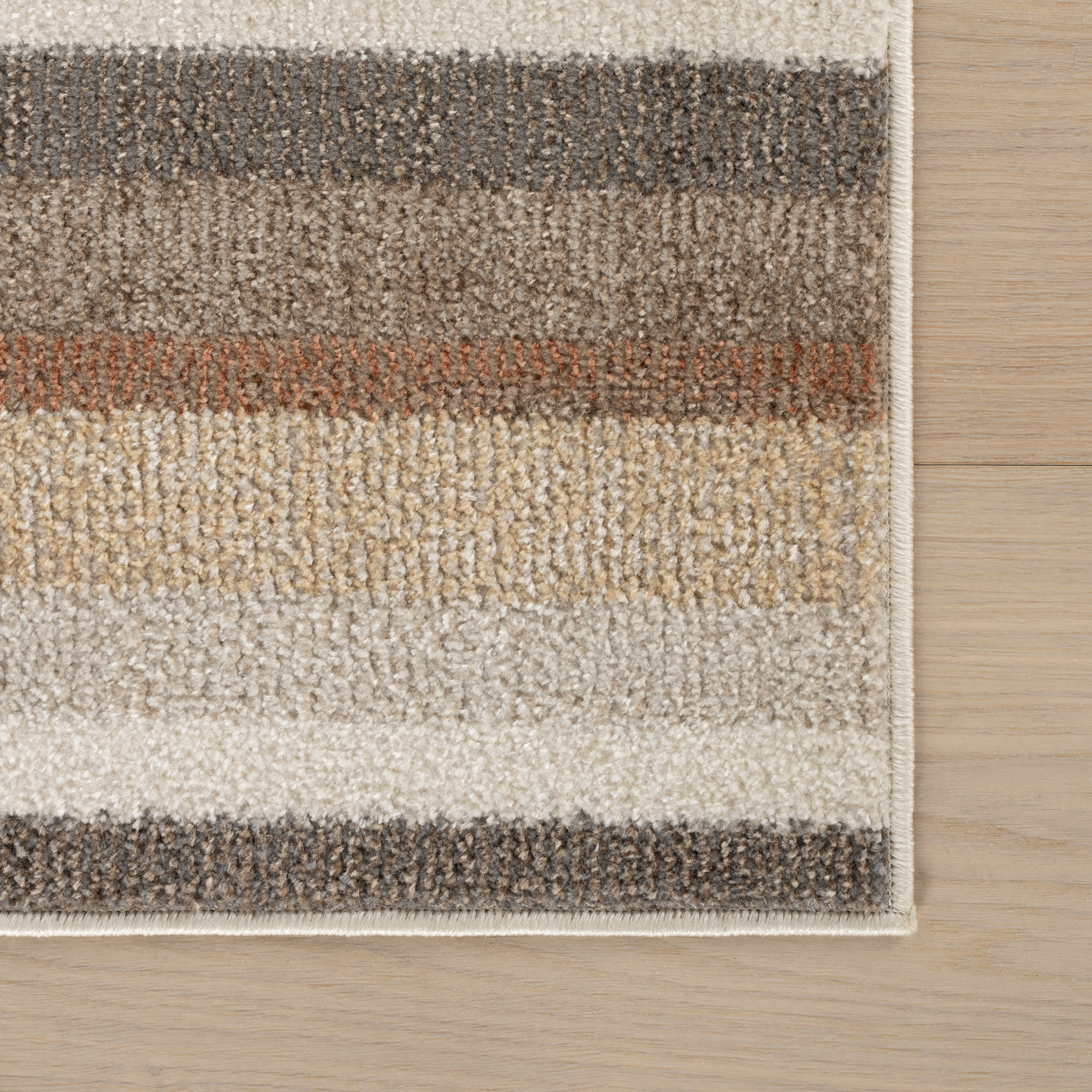 Harrah Rustic Abstract Washable Rug | Tan - Image 4