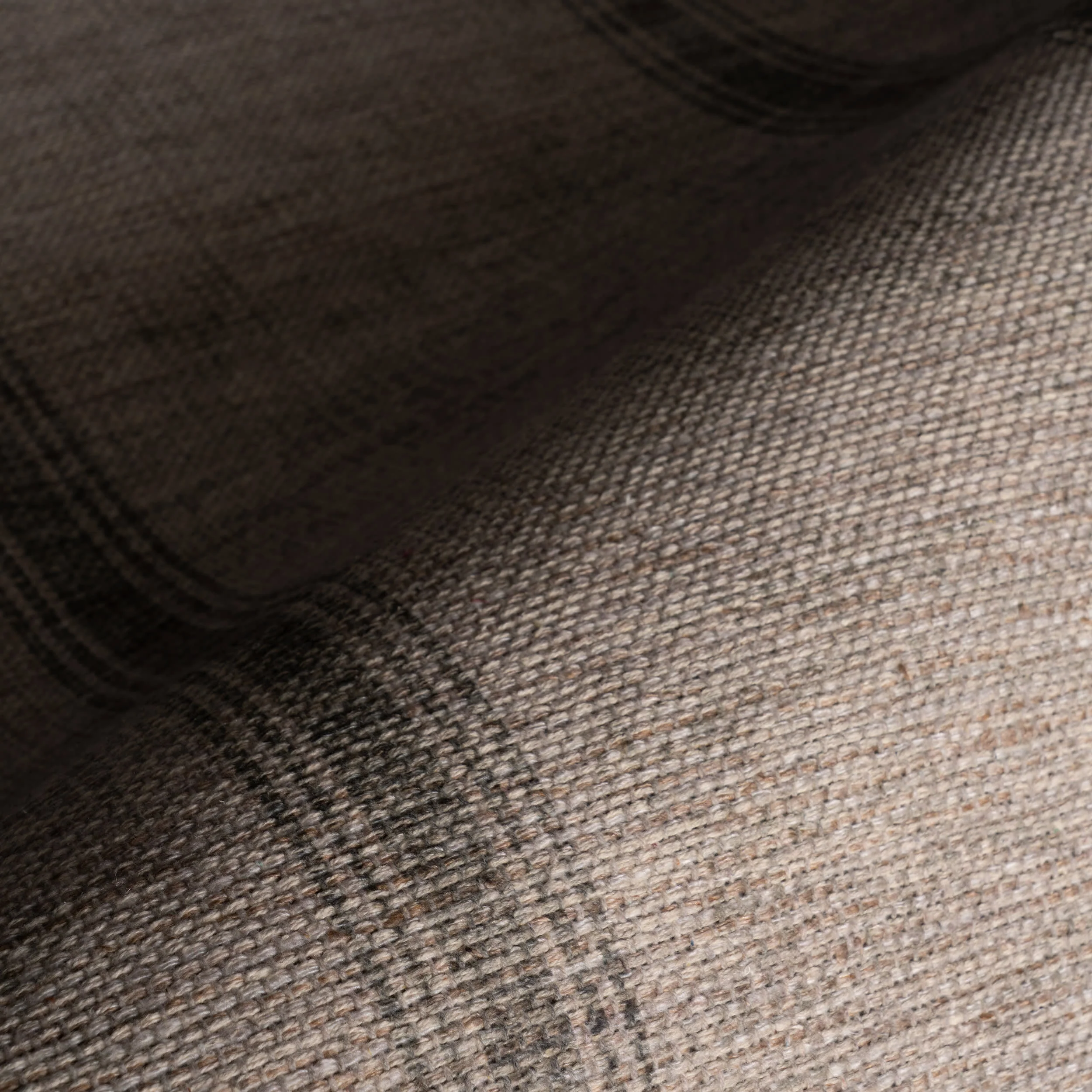 Hathi Striped Washable Rug | Tan - Image 3