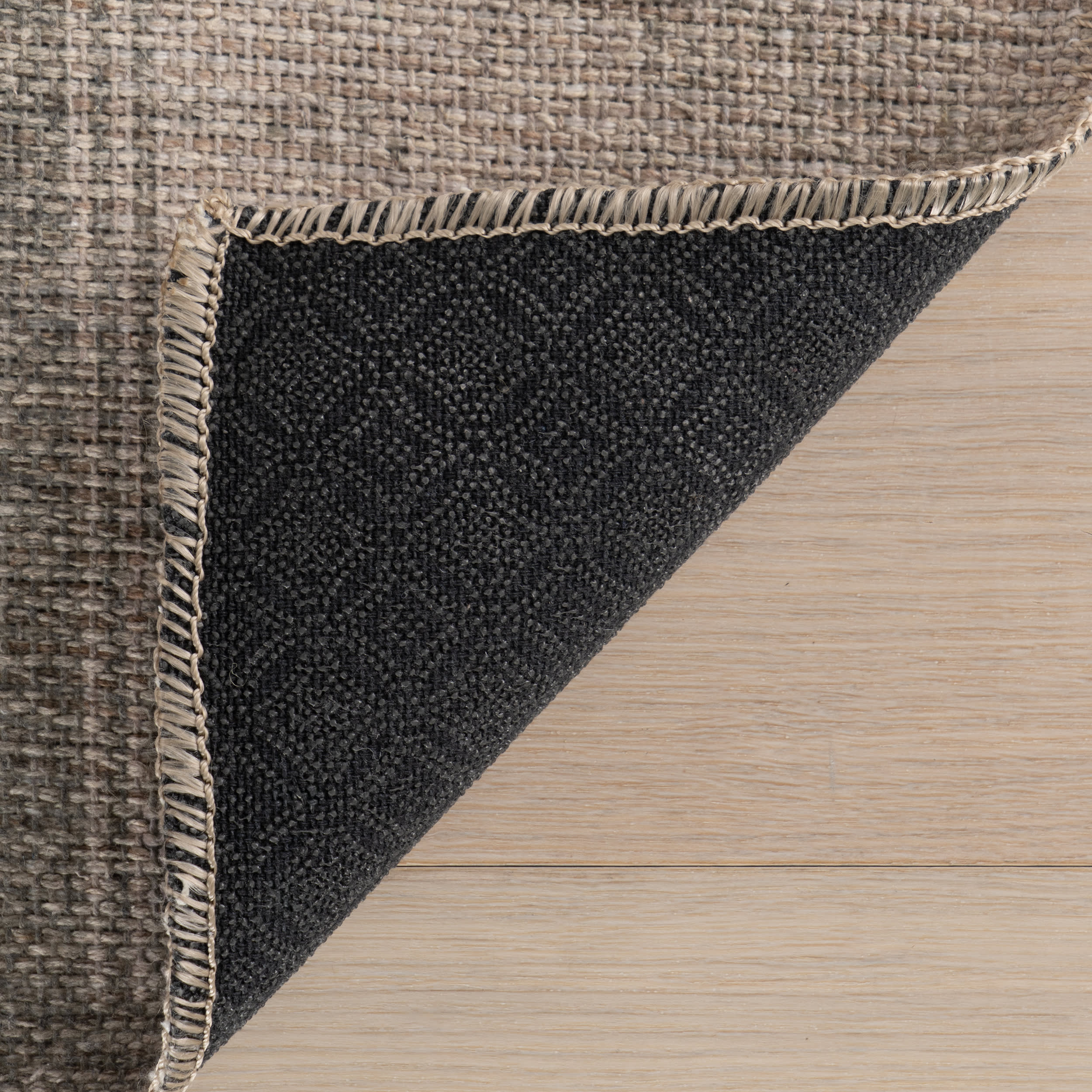Hathi Striped Washable Rug | Tan - Image 8