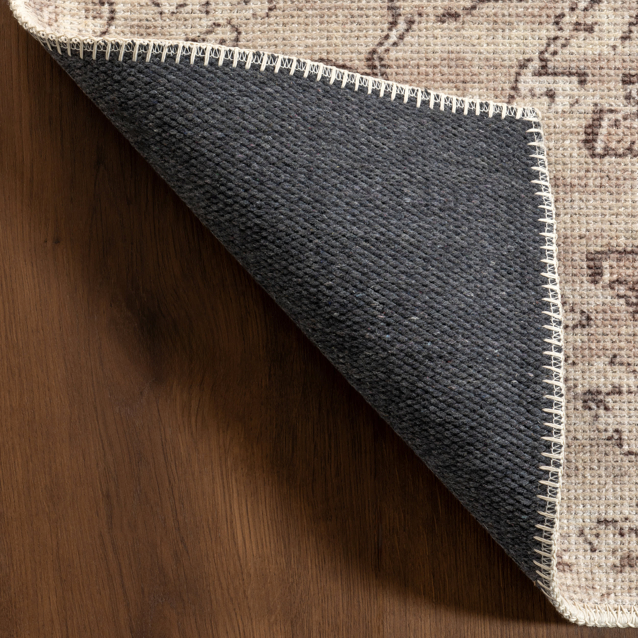 Hattie Medallion Washable Rug | Beige - Image 6