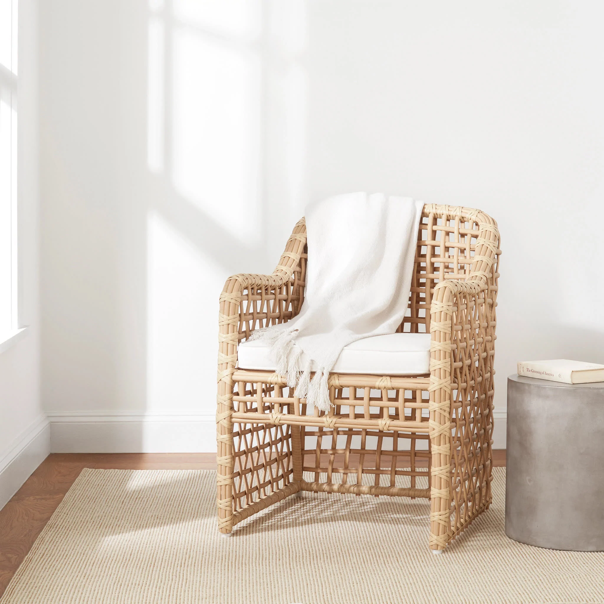 Haverhill Handwoven Cotton Rug | Natural - Image 2