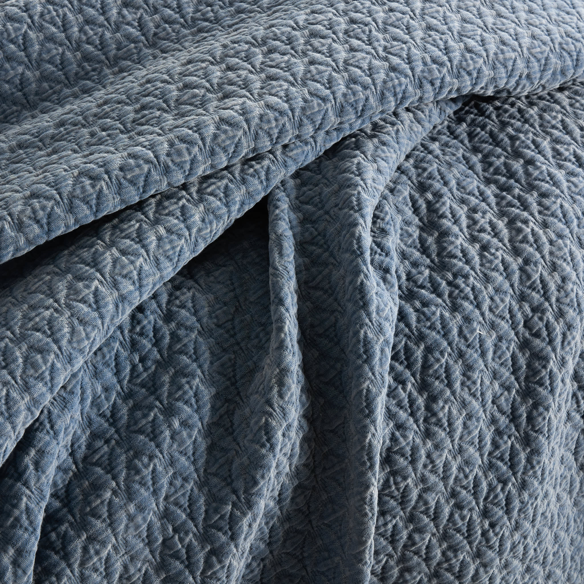 Hawley Matelasse Coverlet | Indigo - Image 2