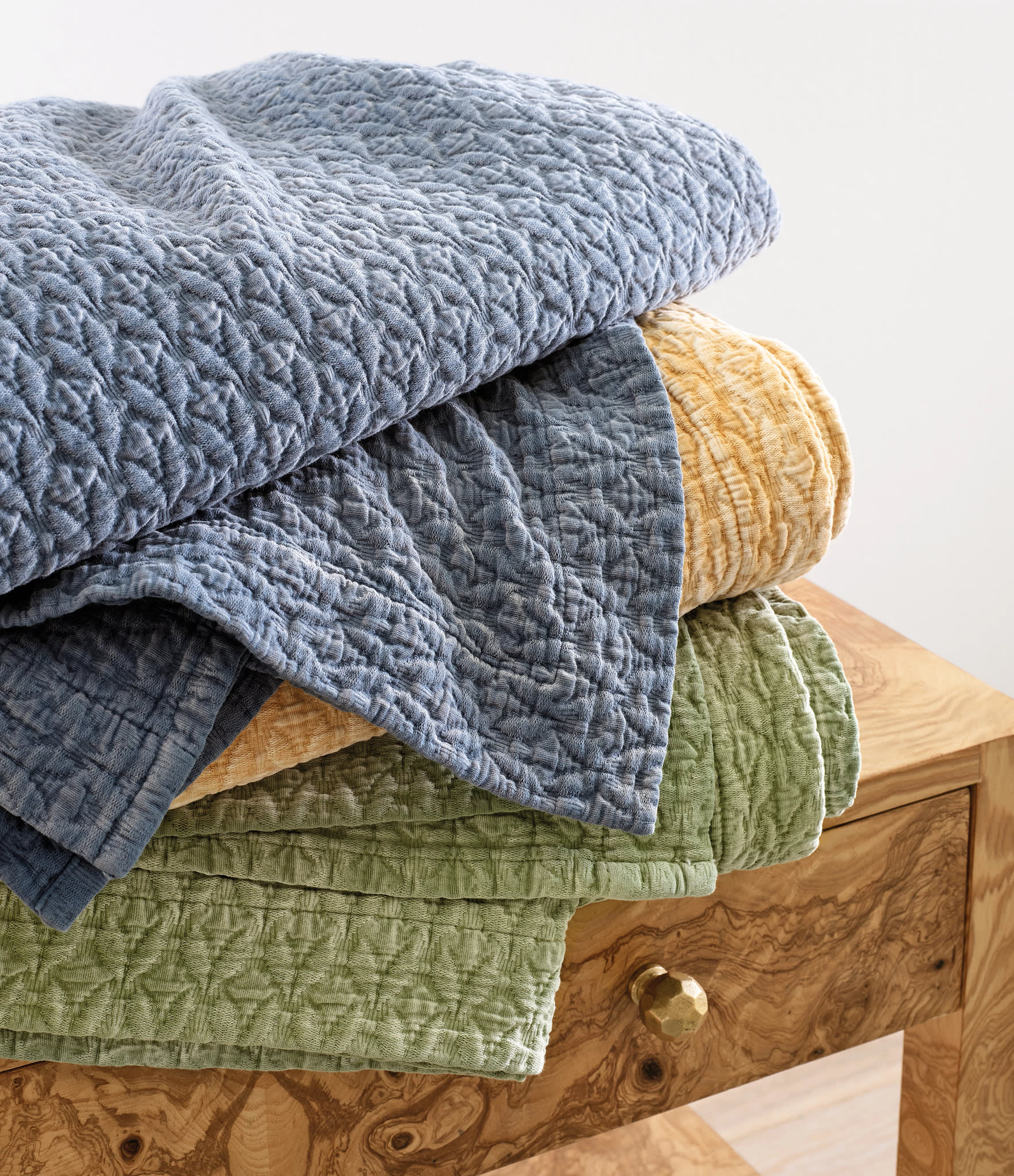 Hawley Matelasse Coverlet | Indigo - Image 3