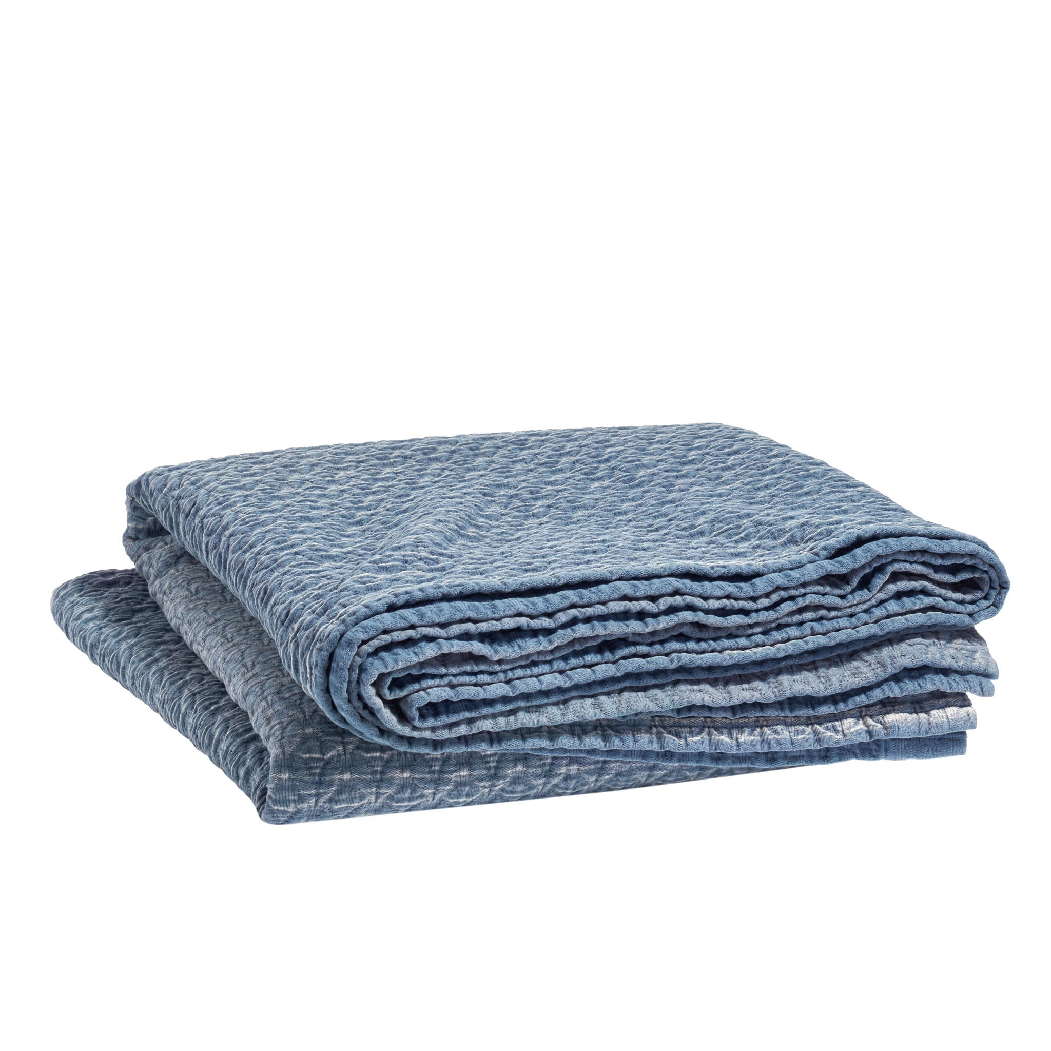 Hawley Matelasse Coverlet | Indigo - Image 4