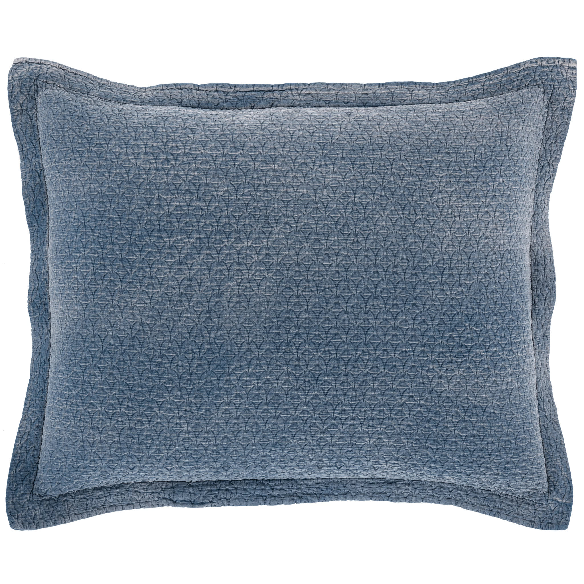 Hawley Matelasse Sham | Indigo - Image 4