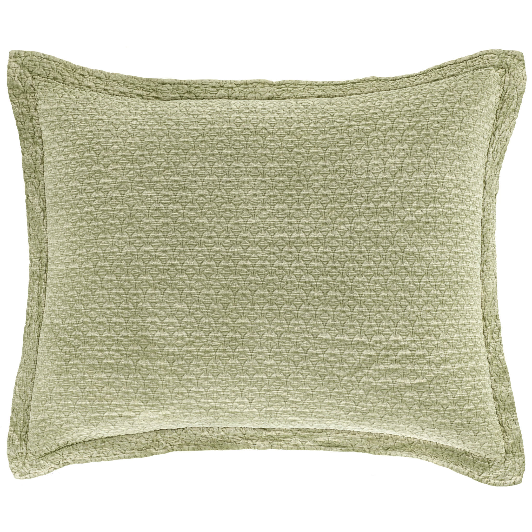 Hawley Matelasse Sham | Sage - Image 4