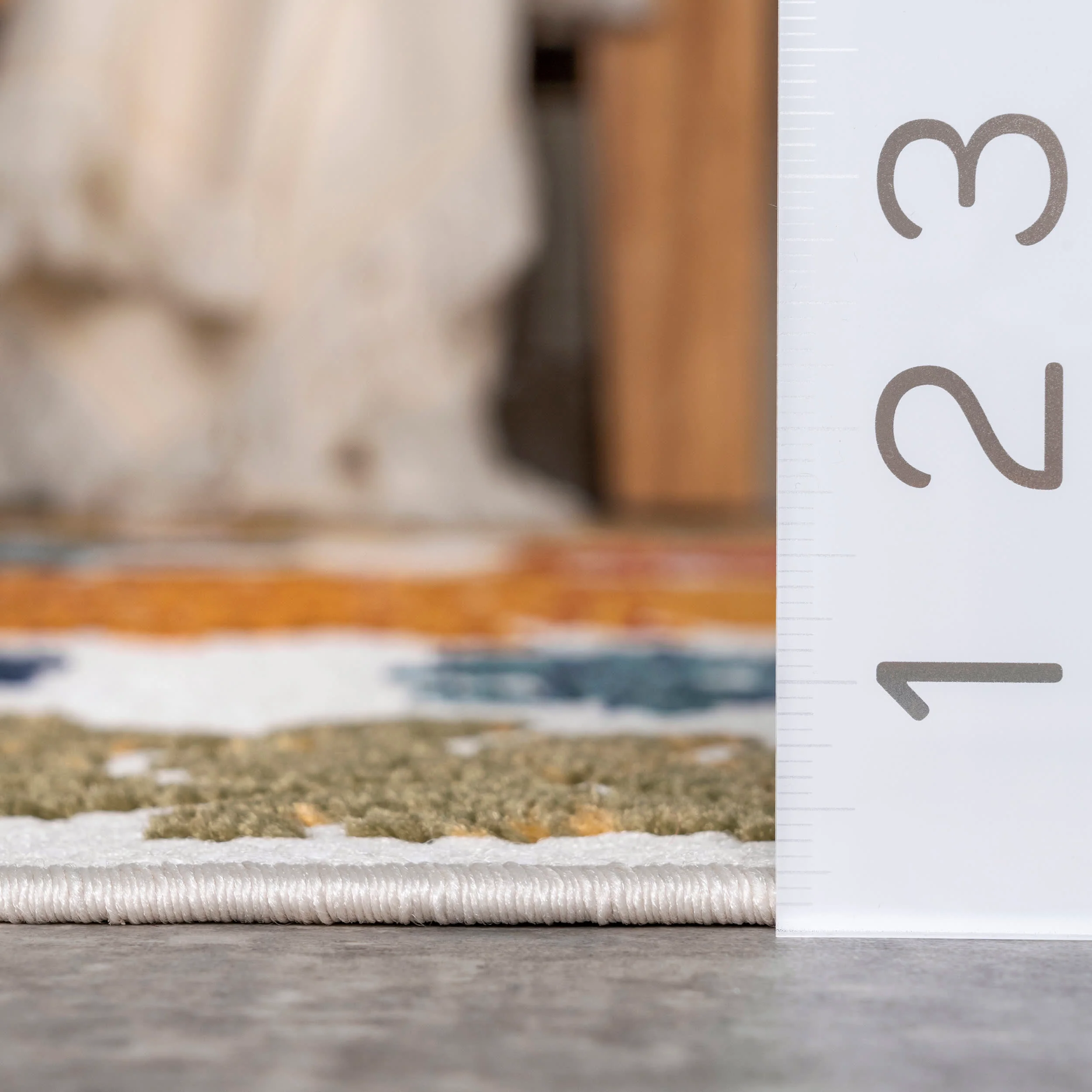 Hayden Damask Indoor/Outdoor Rug | Multicolor - Image 5