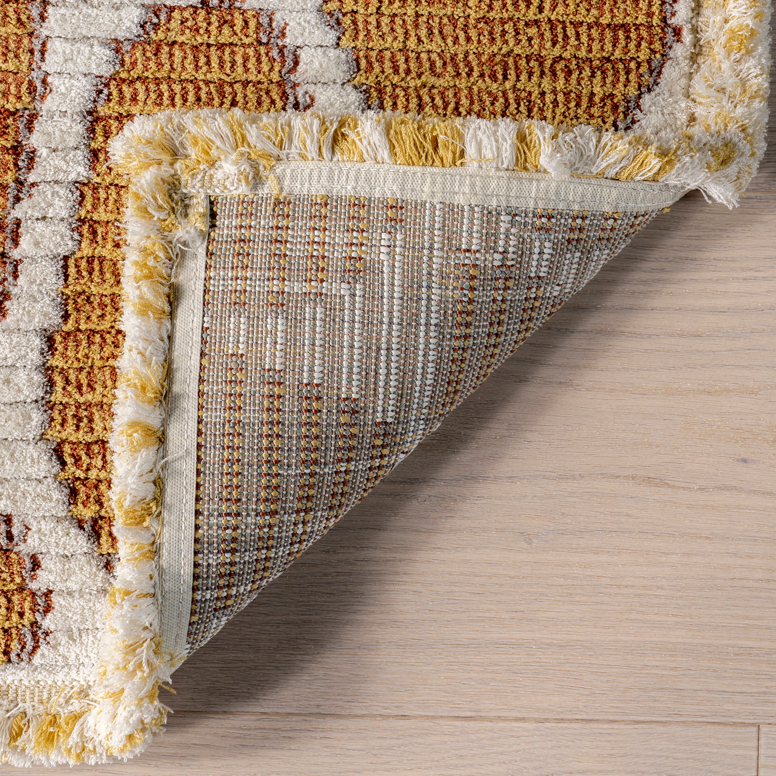 Hayley Giraffe Spots Rug | Mustard - Image 6