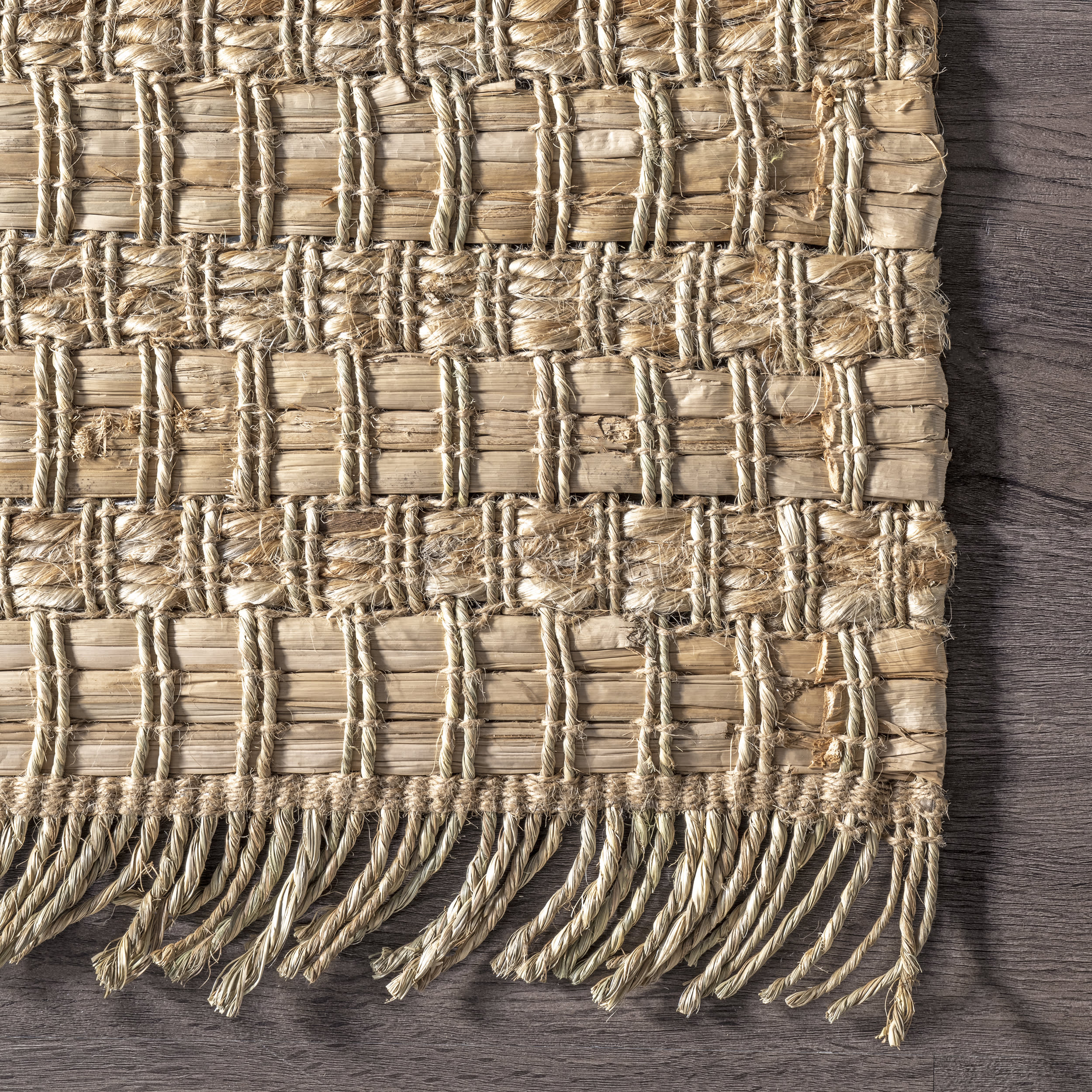 Hazel Straw and Seagrass Rug | Natural - Image 3