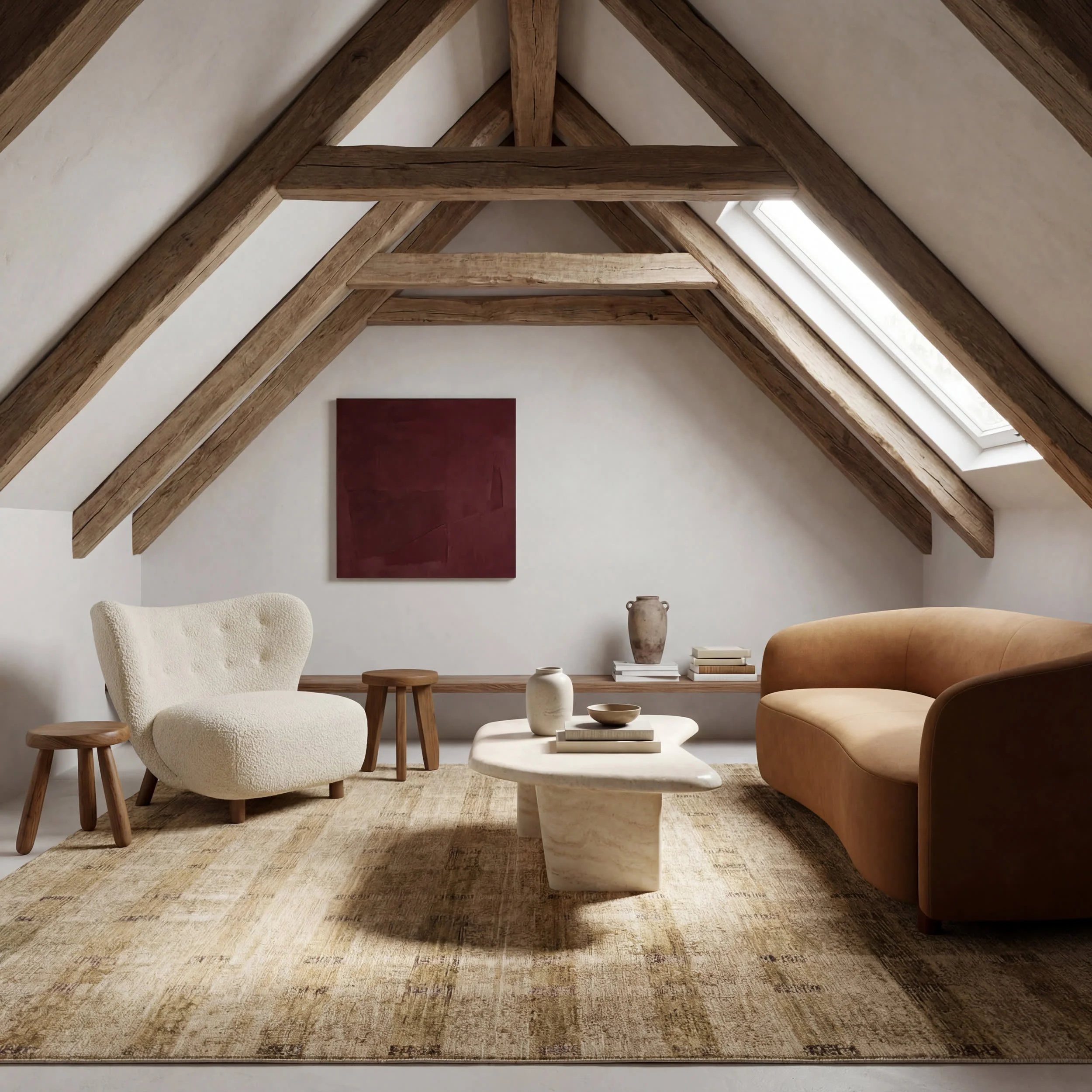 Hearthstone Modern Bohemian Rug | Brown - Image 2