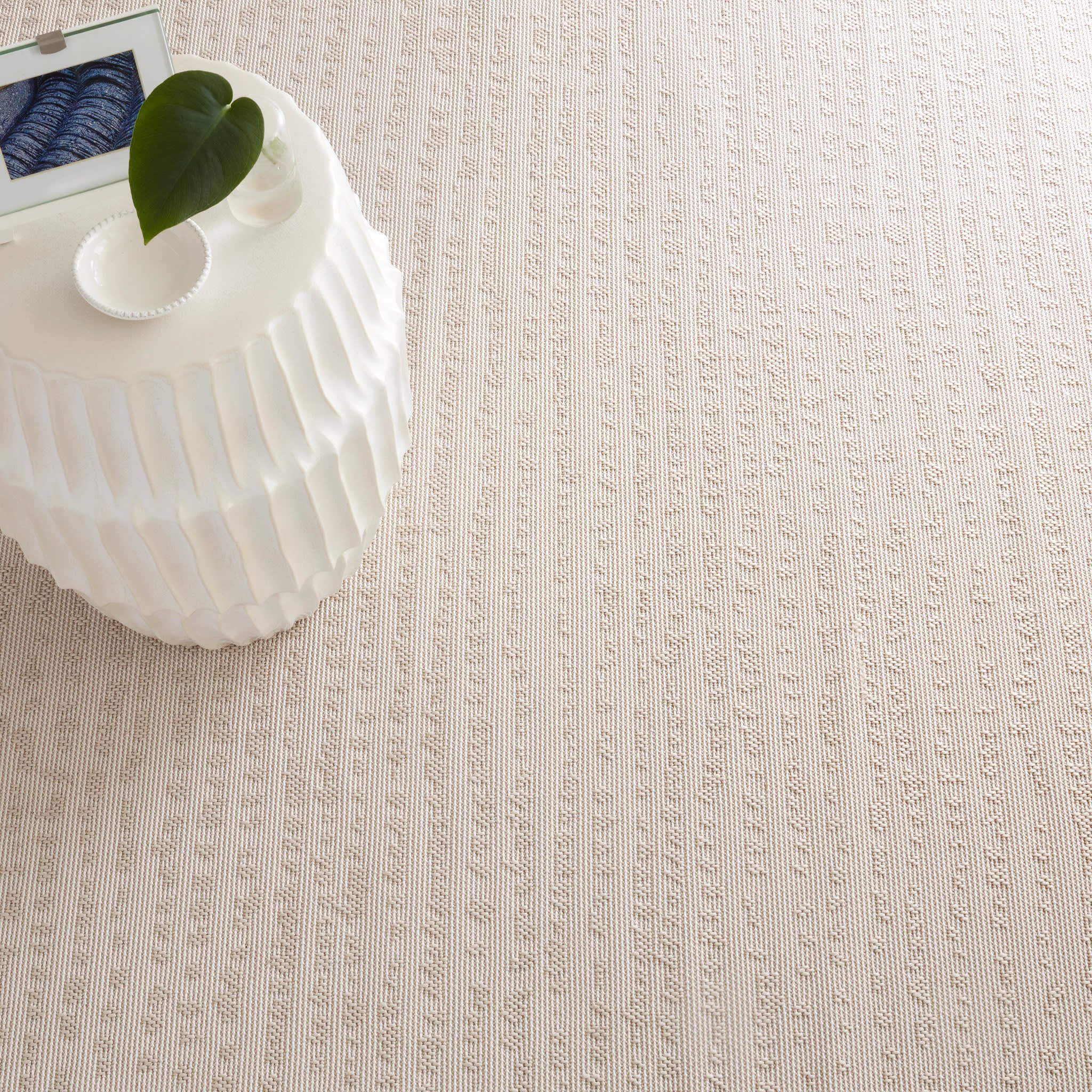 Heath Woven Indoor/Outdoor Custom Rug | Plaster - Image 4
