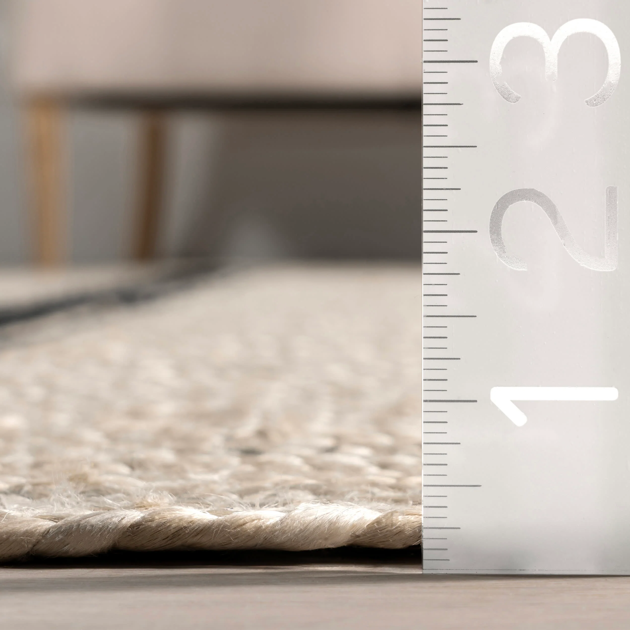 Hedgerow Striped Jute Rug | Ivory - Image 4