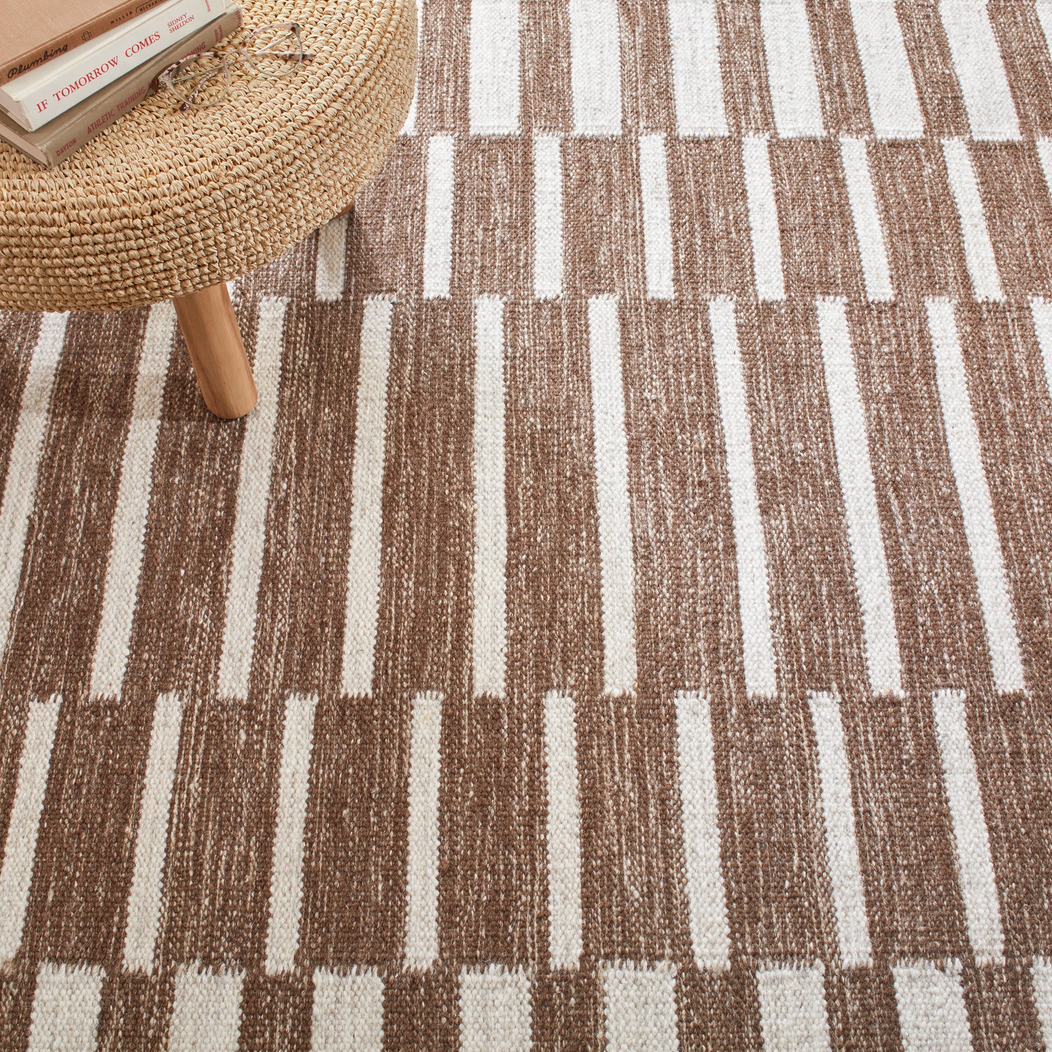 Heights Handwoven Wool Rug | Natural - Image 3