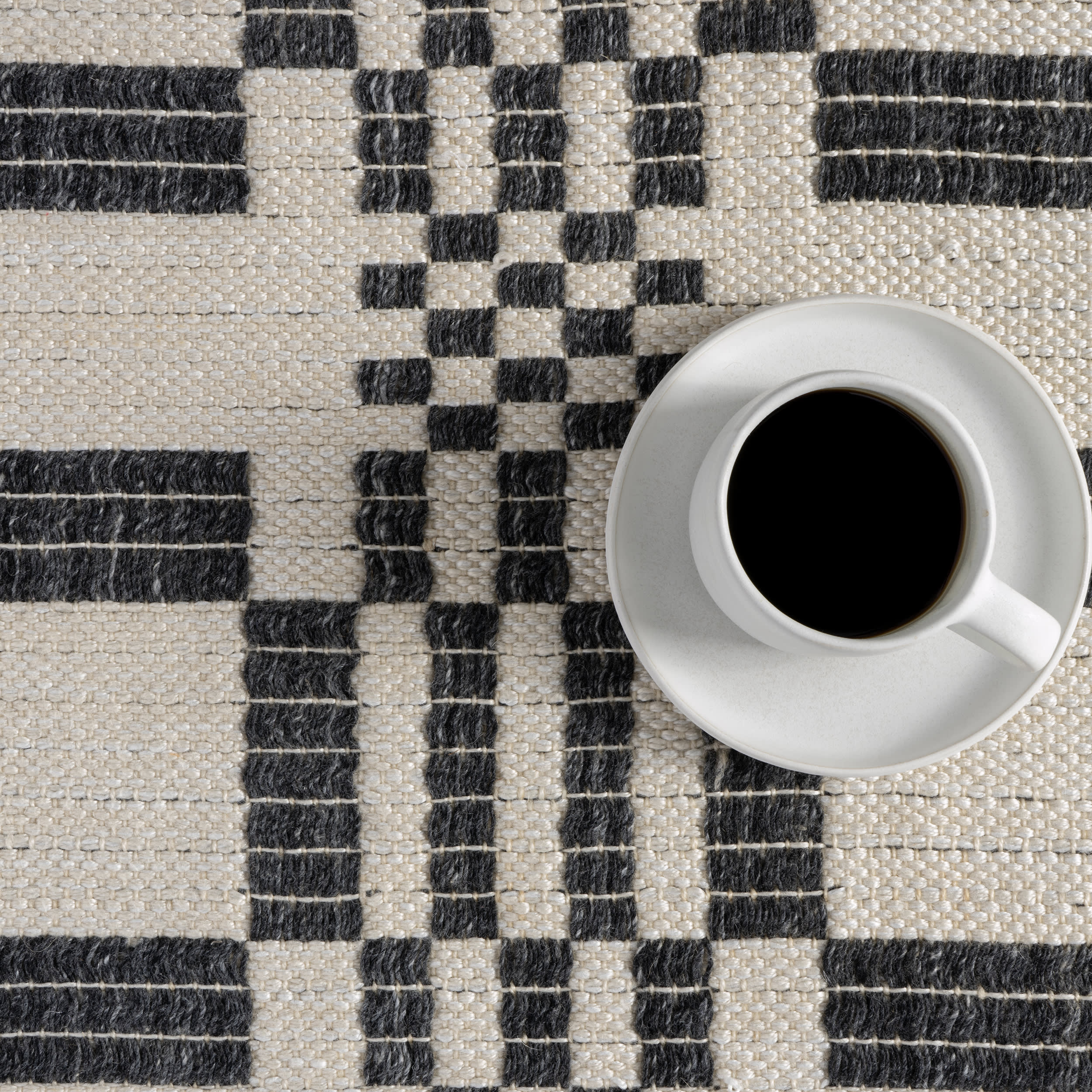 Hendo Geometric Rug | Grey - Image 7