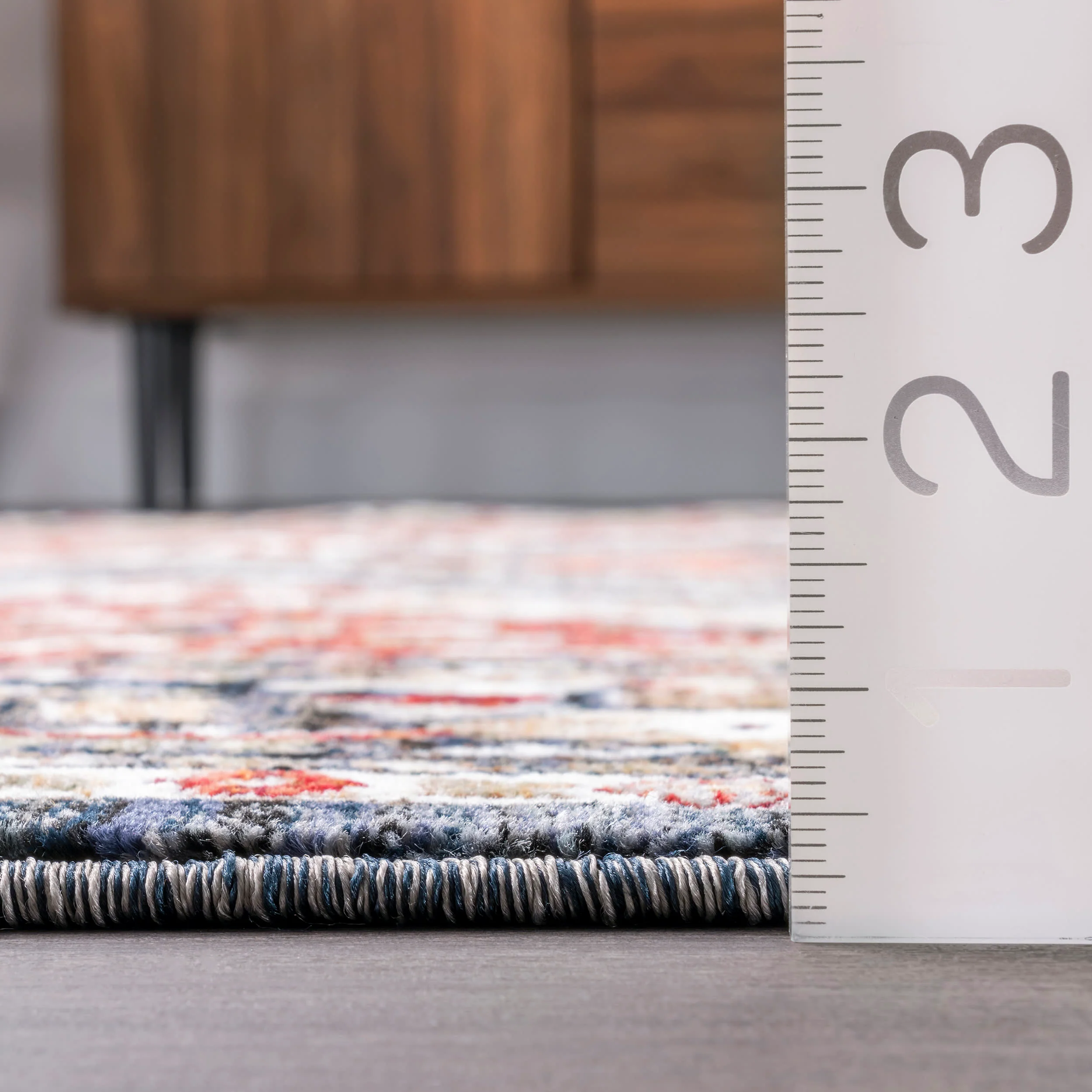 Herati Helix Fringe Rug | Multicolor - Image 5