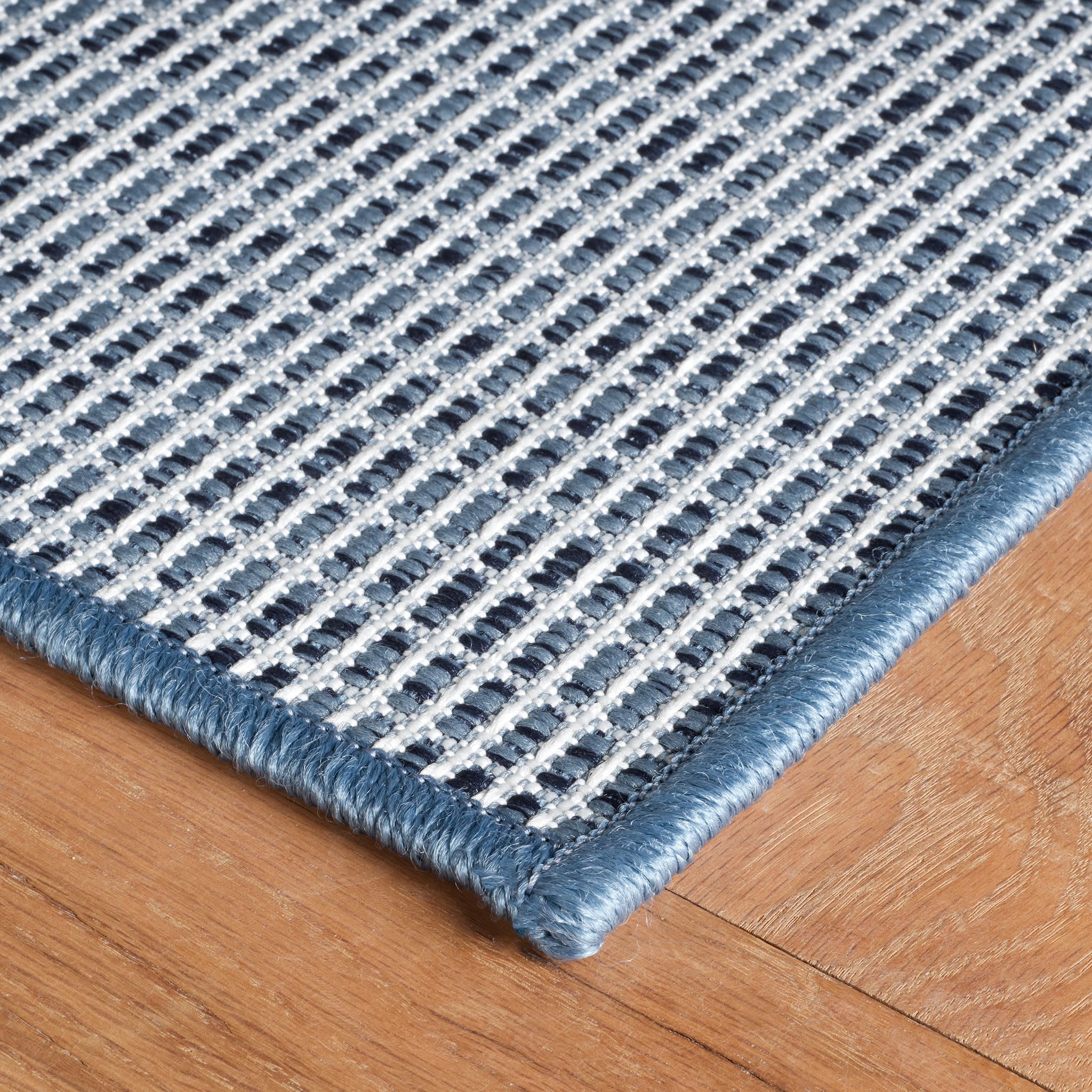 Heritage Woven Indoor/Outdoor Custom Rug | Denim - Image 5