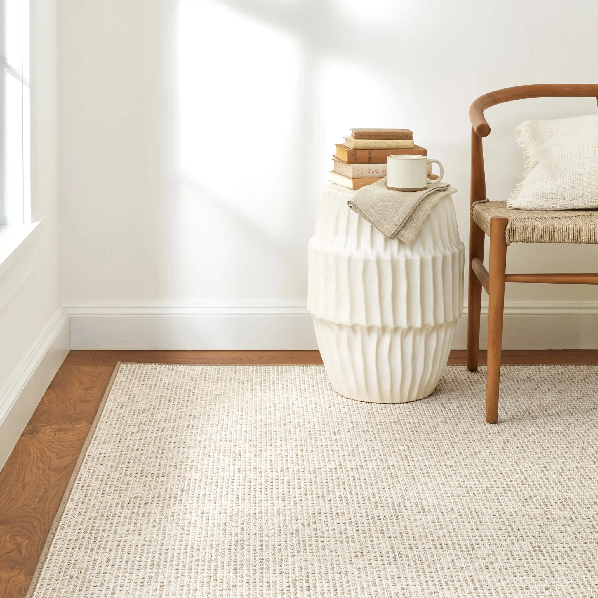 Heritage Woven Indoor/Outdoor Custom Rug | Platinum - Image 2
