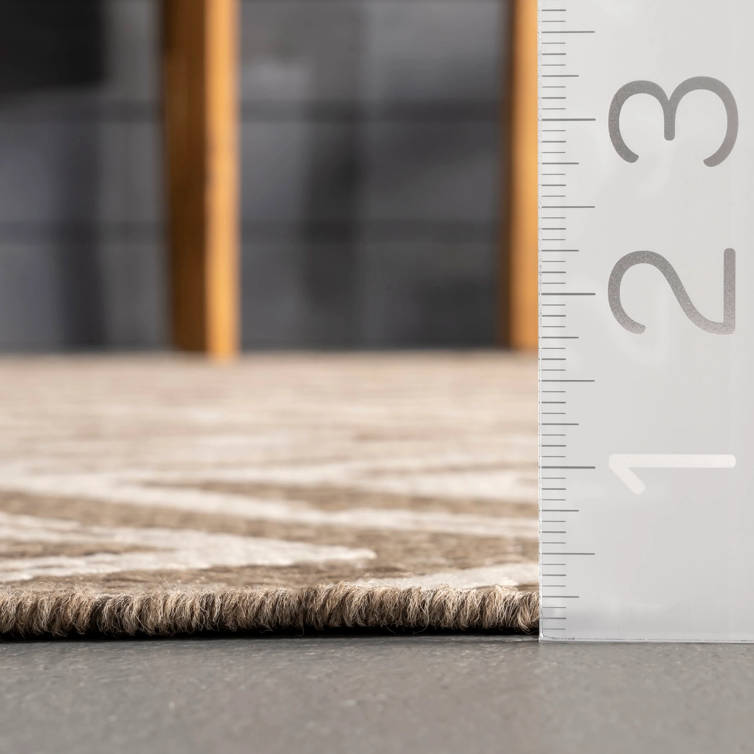 Herringbone Indoor/Outdoor Rug | Brown - Image 5