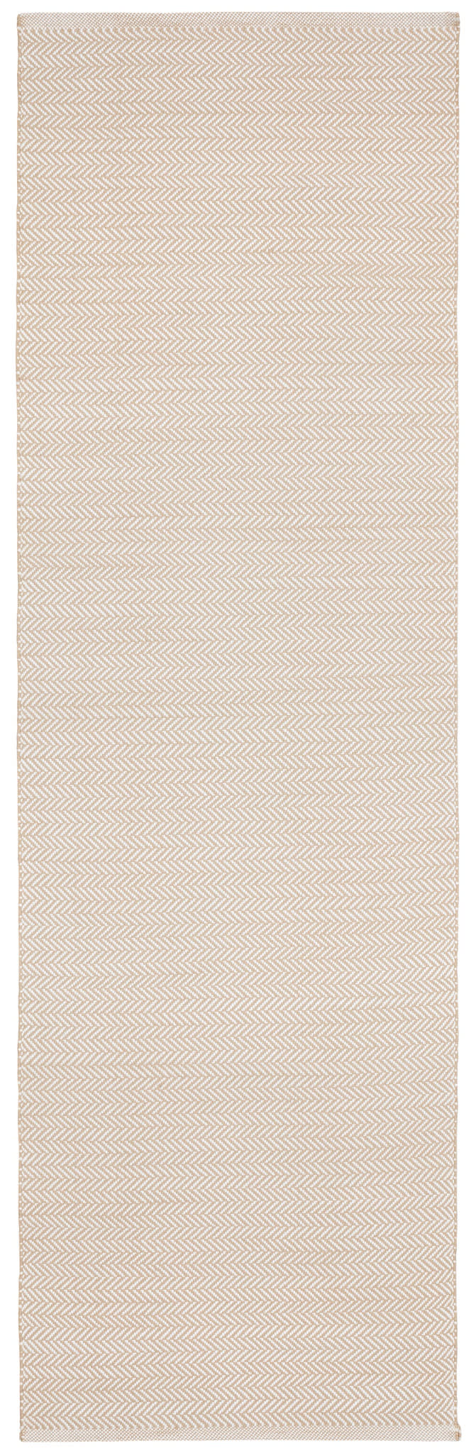 Herringbone Handwoven Indoor/Outdoor Rug | Linen/White - Image 2