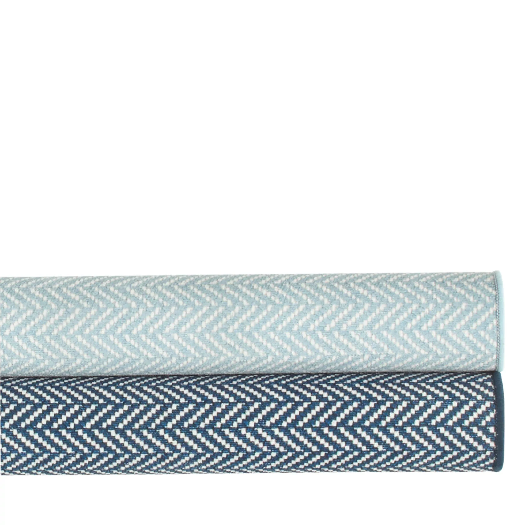 Herringbone Machine Washable Rug | Swedish Blue - Image 7