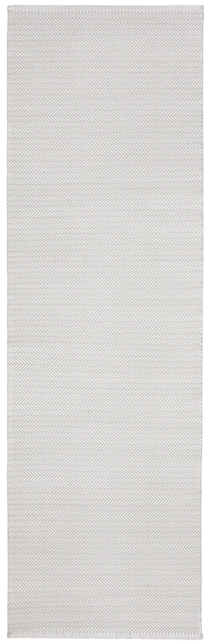 Herringbone Handwoven Indoor/Outdoor Rug | Pearl Grey/White - Image 2