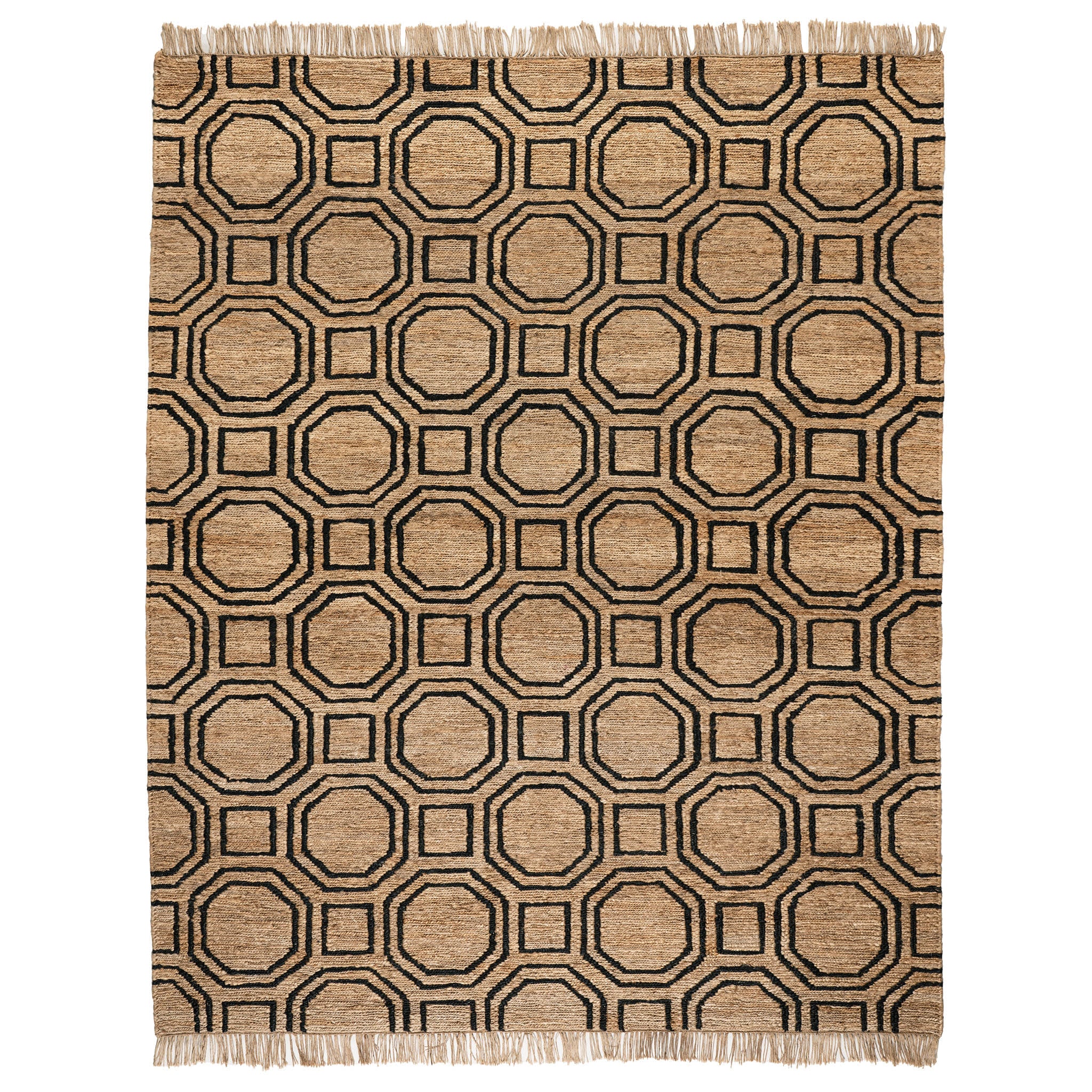 Hexile Hand Knotted Jute Rug | Neutral - Image 2