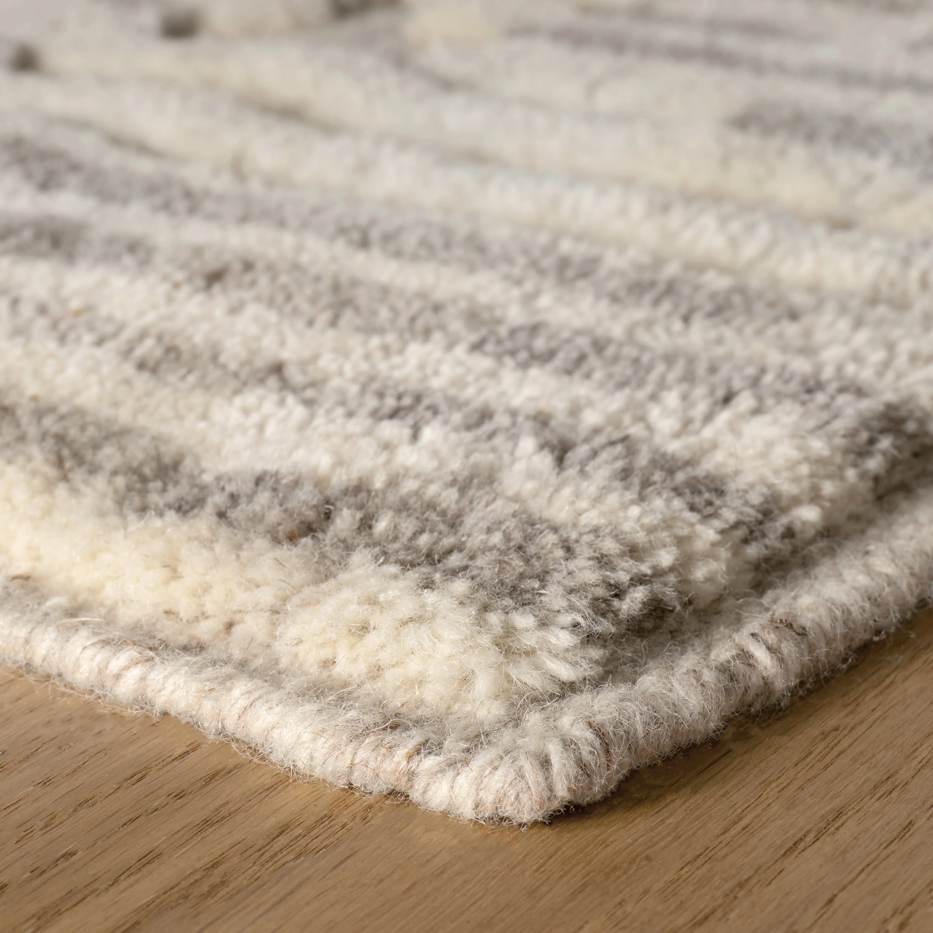 Hicks Hand Knotted Wool Rug | Natural - Image 6
