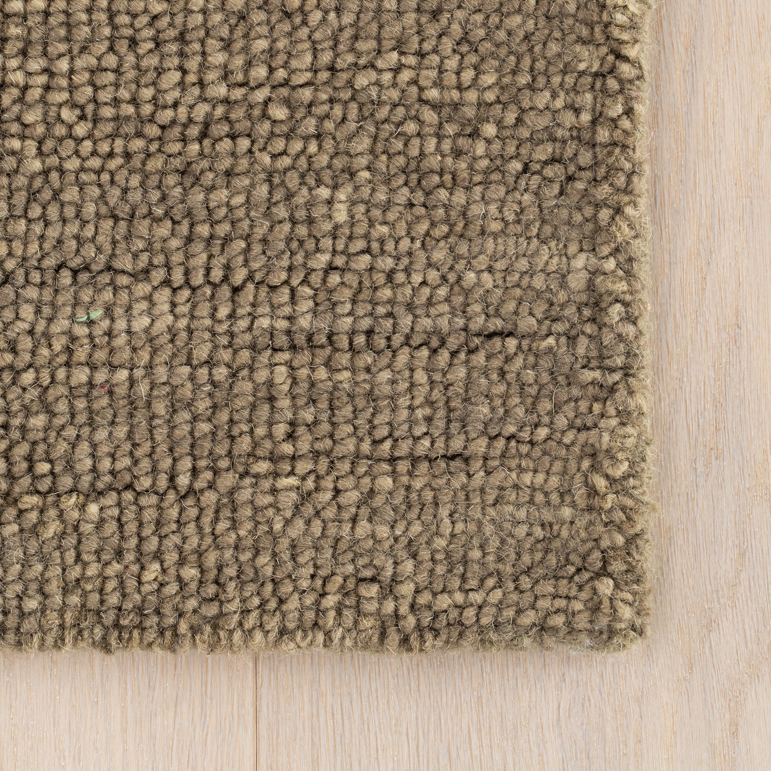 Hollis Solid Wool Rug by Nate Berkus | Khaki Green - Image 4
