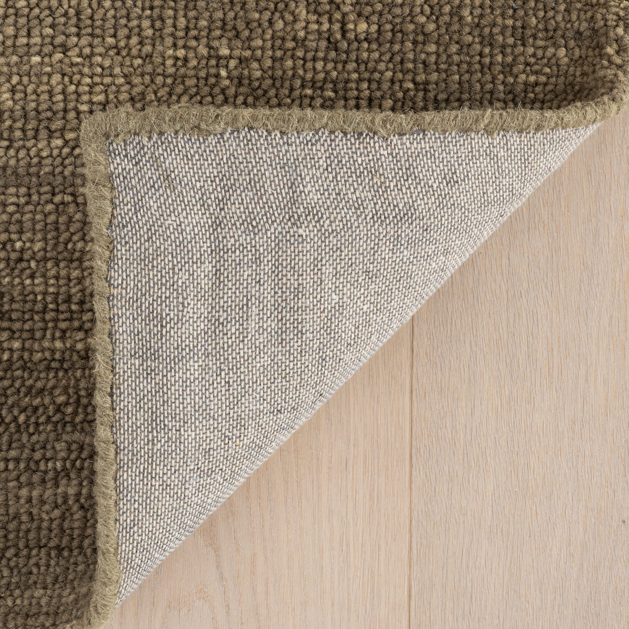 Hollis Solid Wool Rug by Nate Berkus | Khaki Green - Image 6