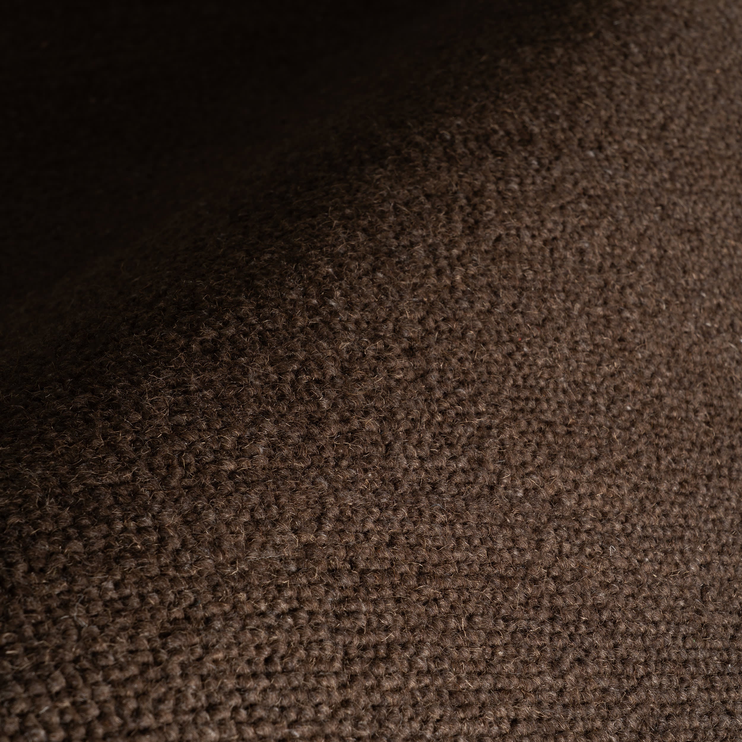 Hollis Solid Wool Rug by Nate Berkus | Dark Brown - Image 3