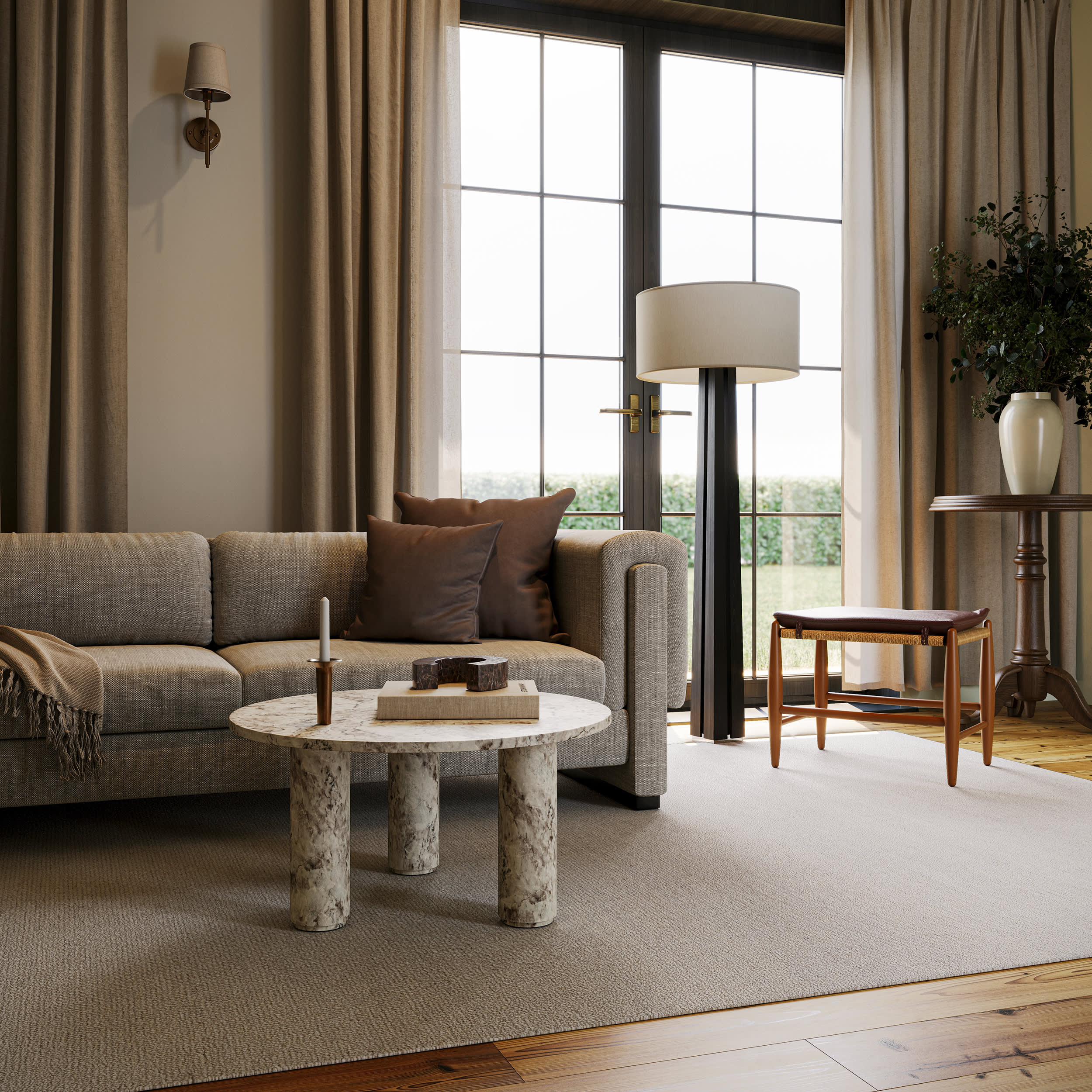 Hollis Solid Wool Rug by Nate Berkus | Ivory - Image 7