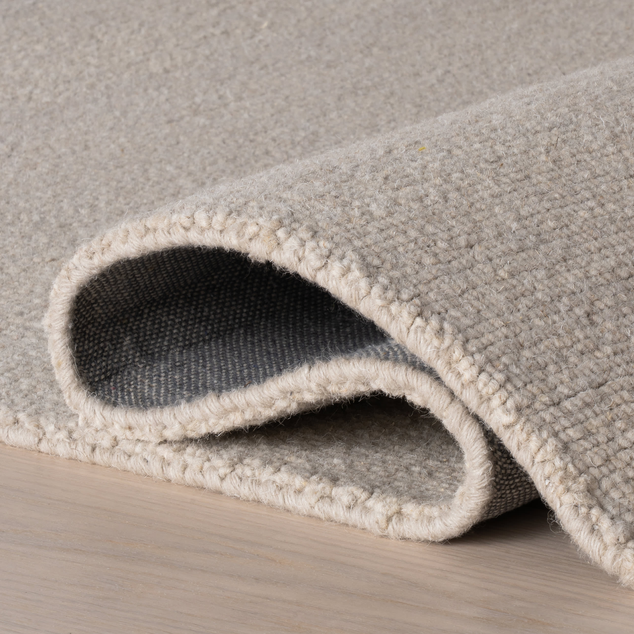 Hollis Solid Wool Rug by Nate Berkus | Ivory - Image 8