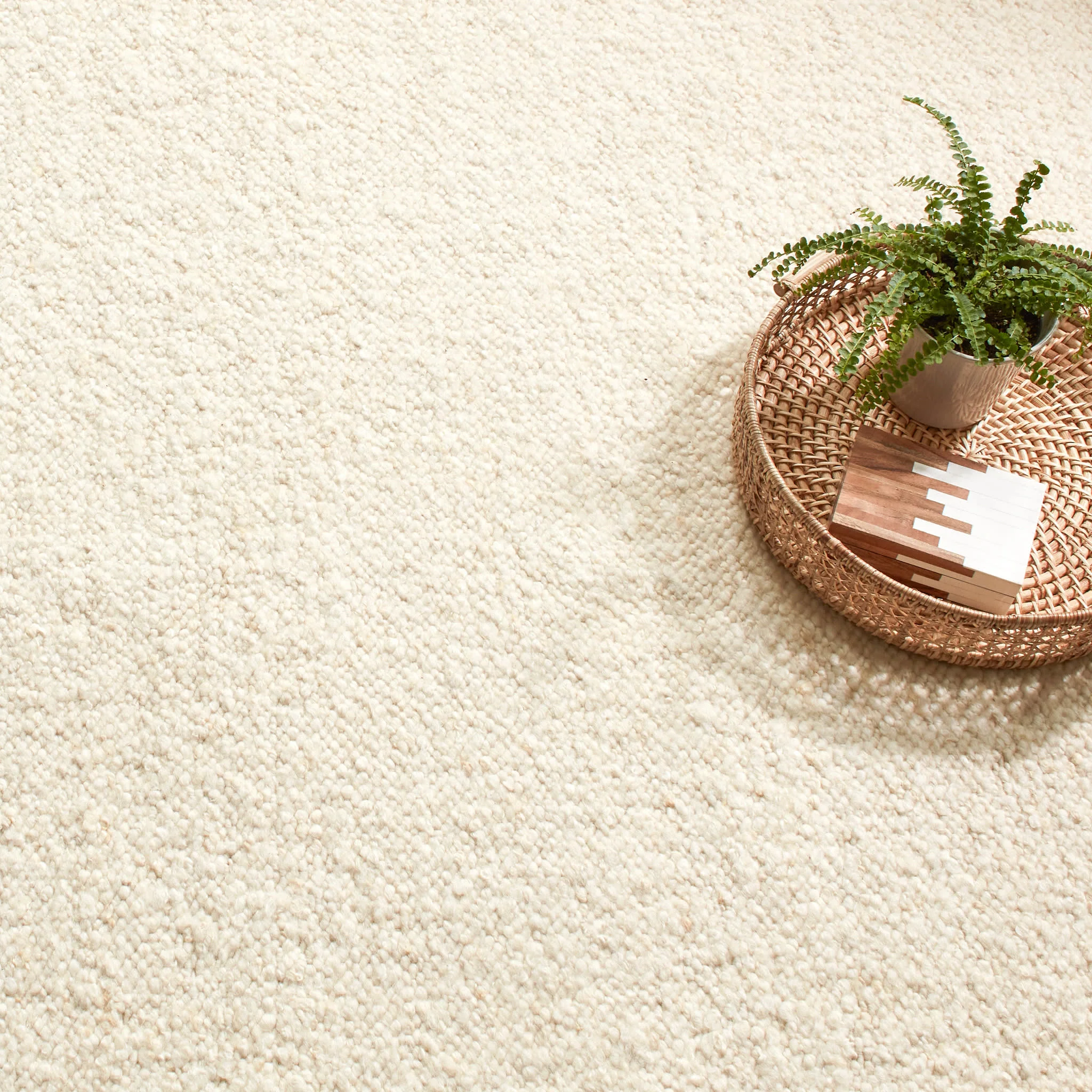 Holmstead Handwoven Wool Rug | Ivory - Image 4