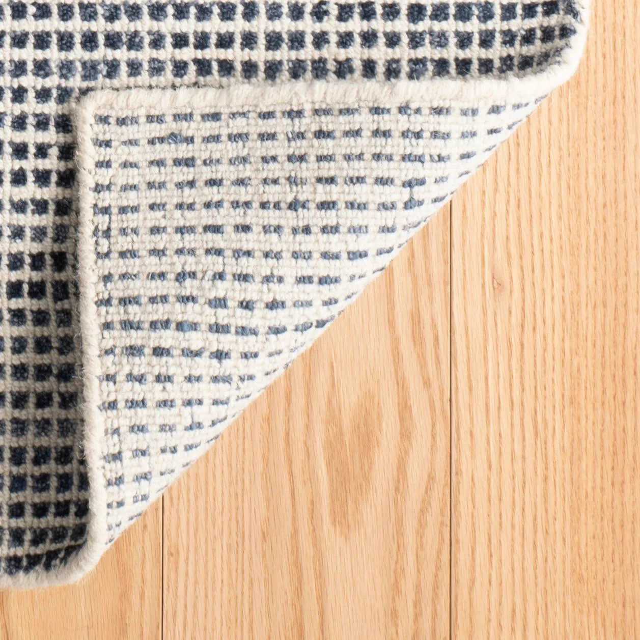Homer Hand Loom Knotted Wool/Viscose Rug | Blue - Image 6