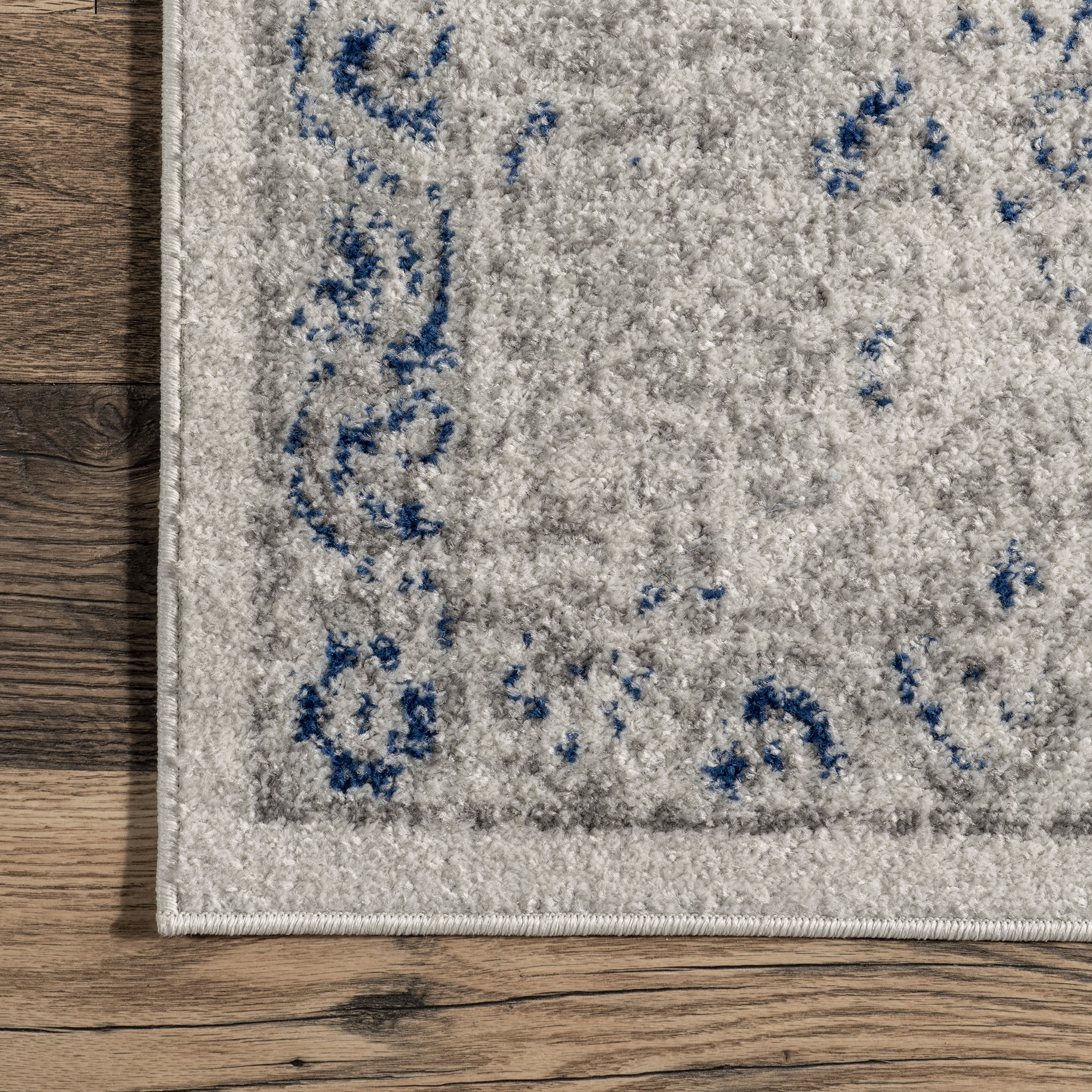 Honeycomb Labyrinth Rug | Blue - Image 3