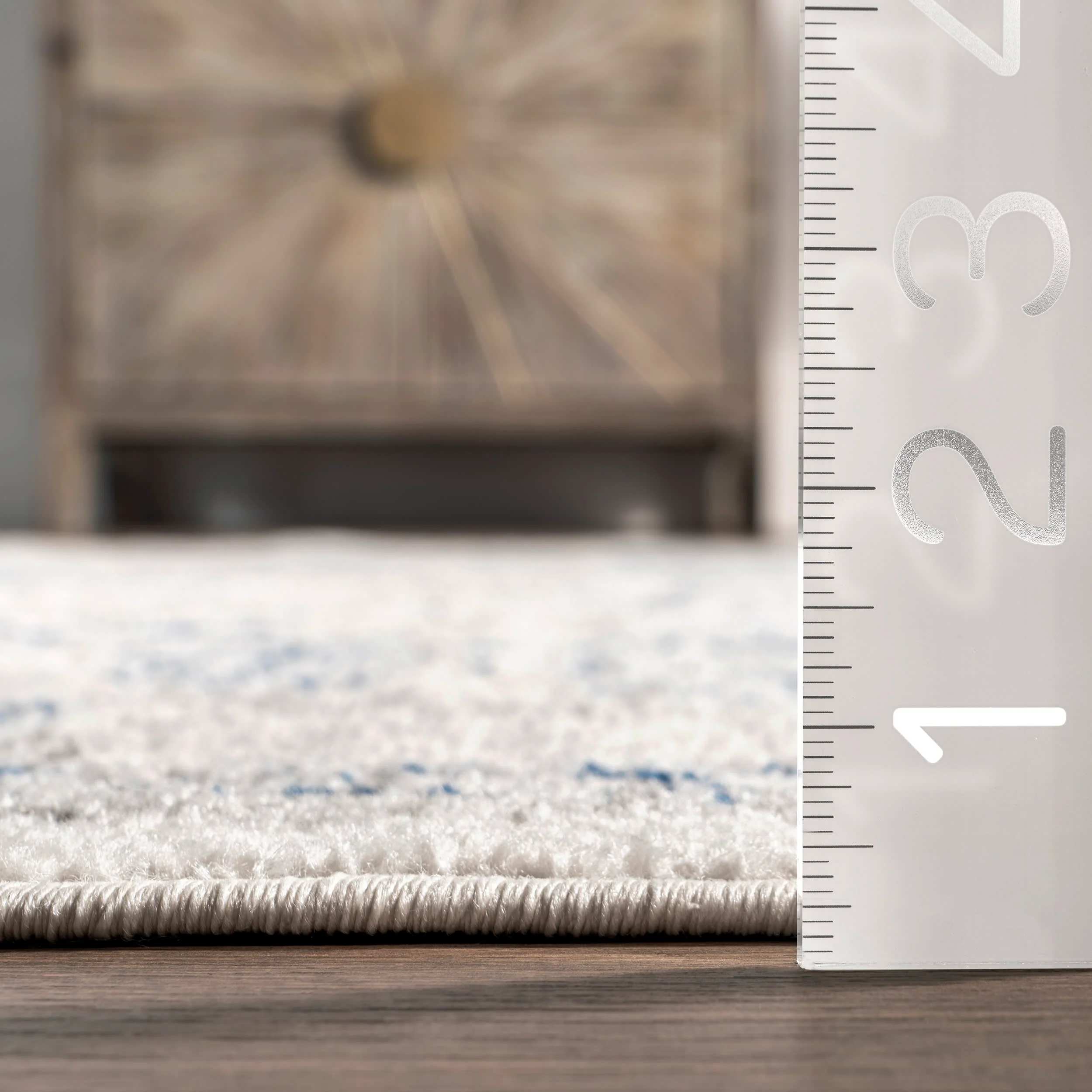 Honeycomb Labyrinth Rug | Blue - Image 4