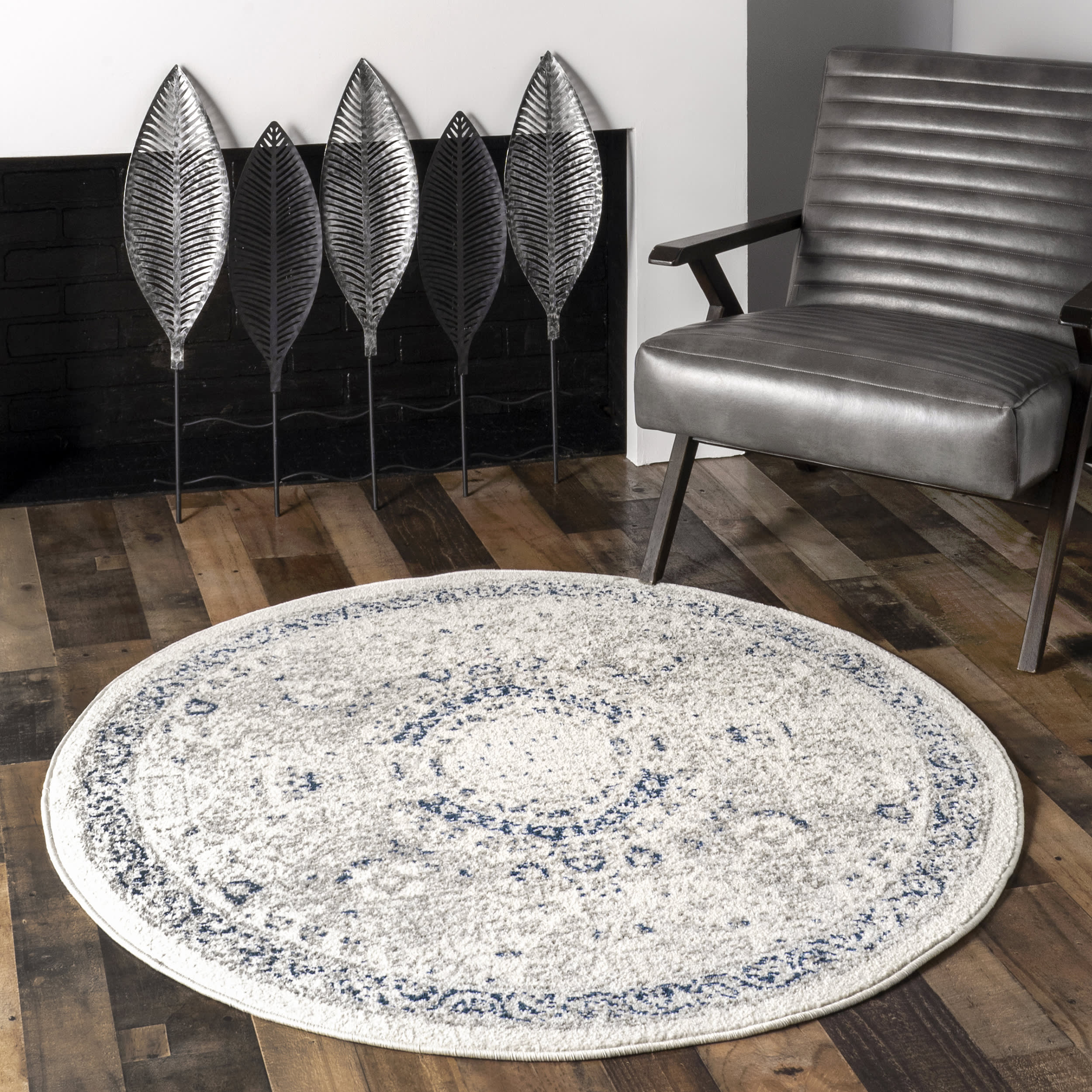 Honeycomb Labyrinth Rug | Blue - Image 2