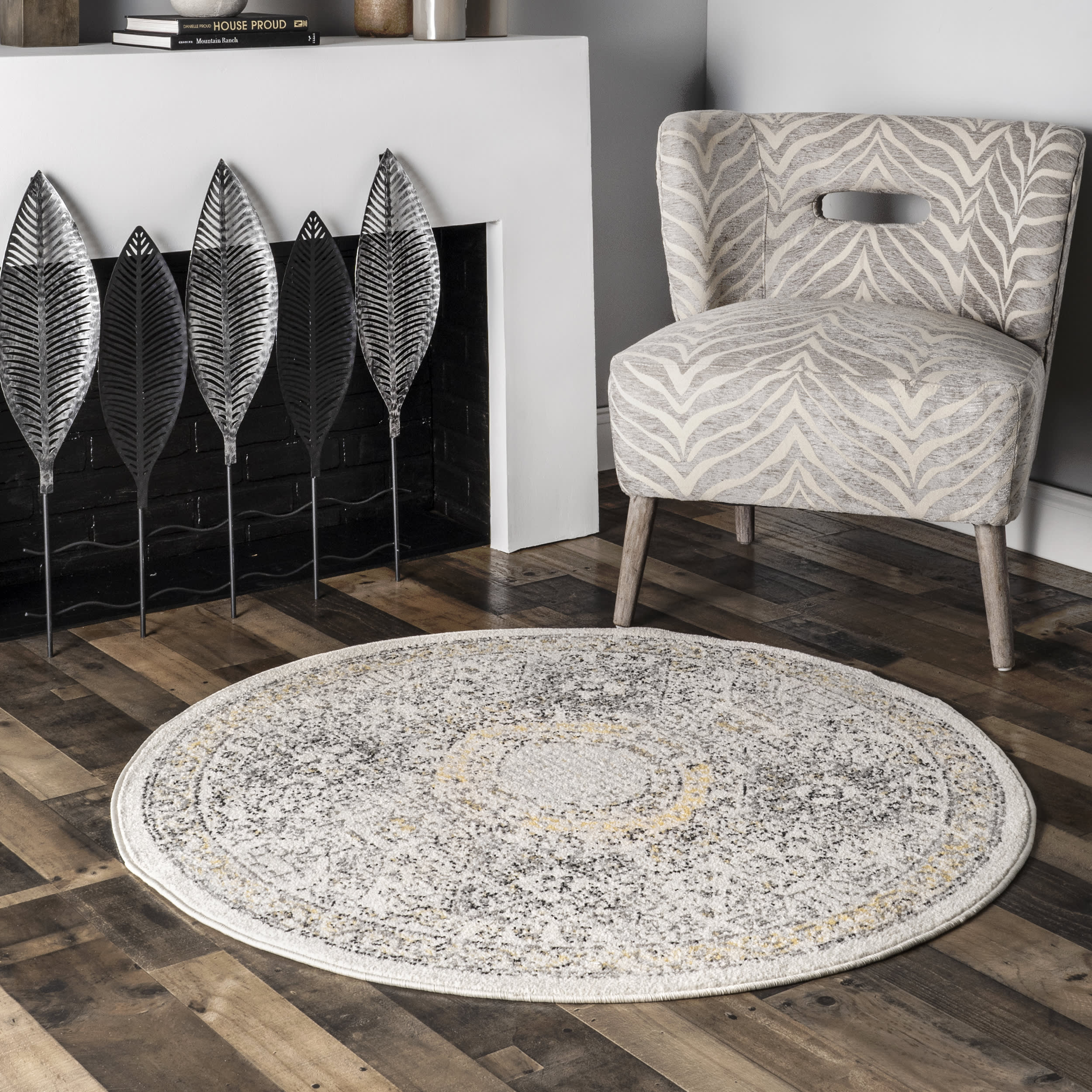 Honeycomb Labyrinth Rug | Gold - Image 2