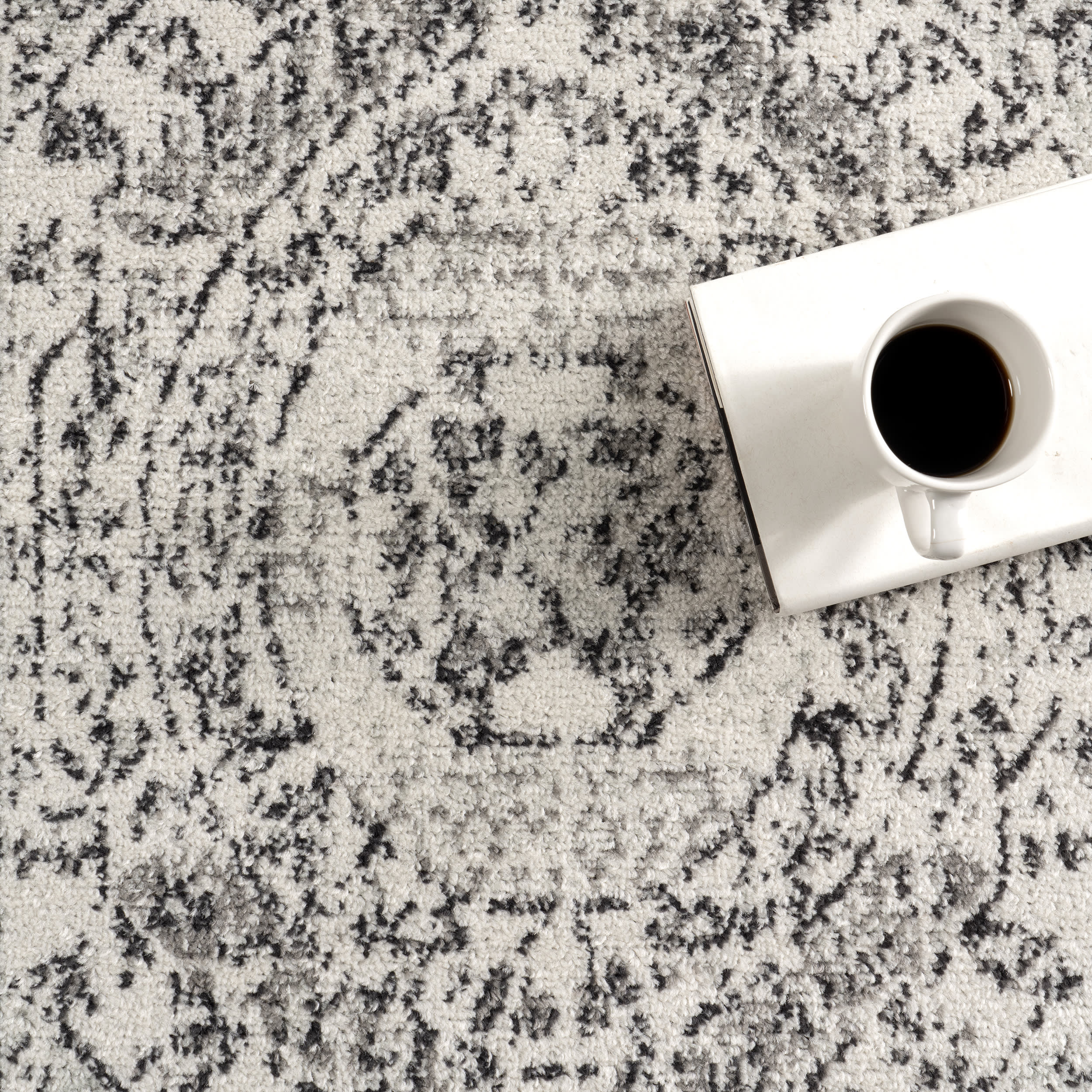 Honeycomb Labyrinth Rug | Grey - Image 7