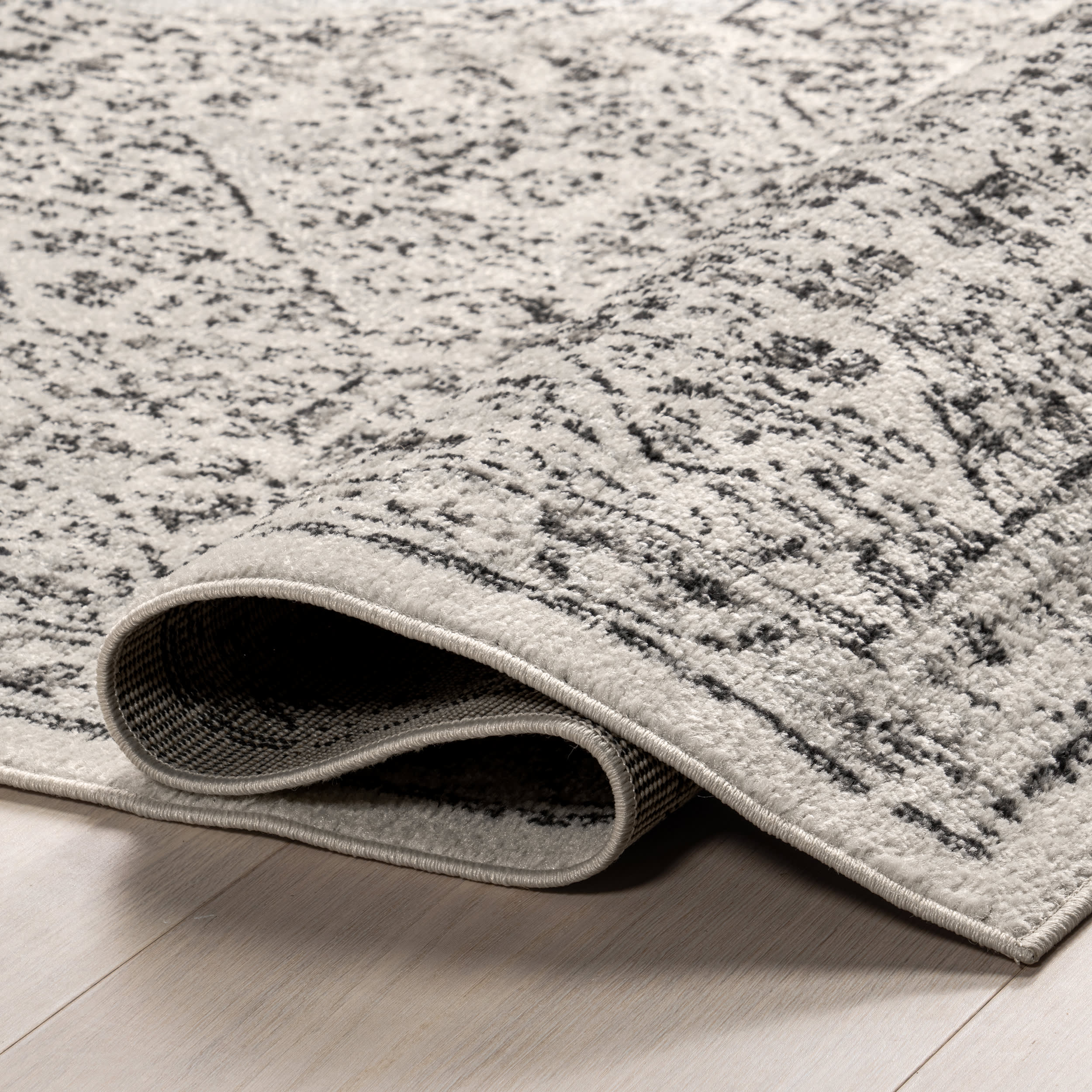 Honeycomb Labyrinth Rug | Grey - Image 8