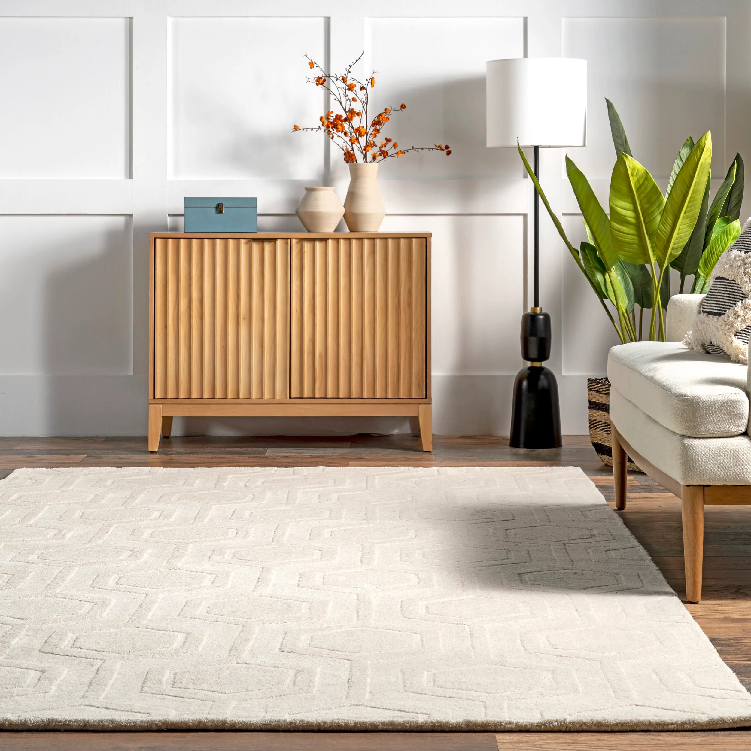 Honeycomb Rug | Ivory - Image 4