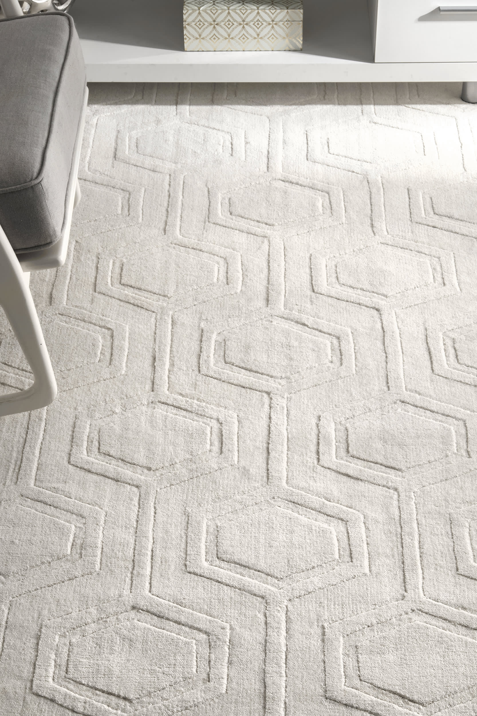 Honeycomb Rug | Ivory - Image 5