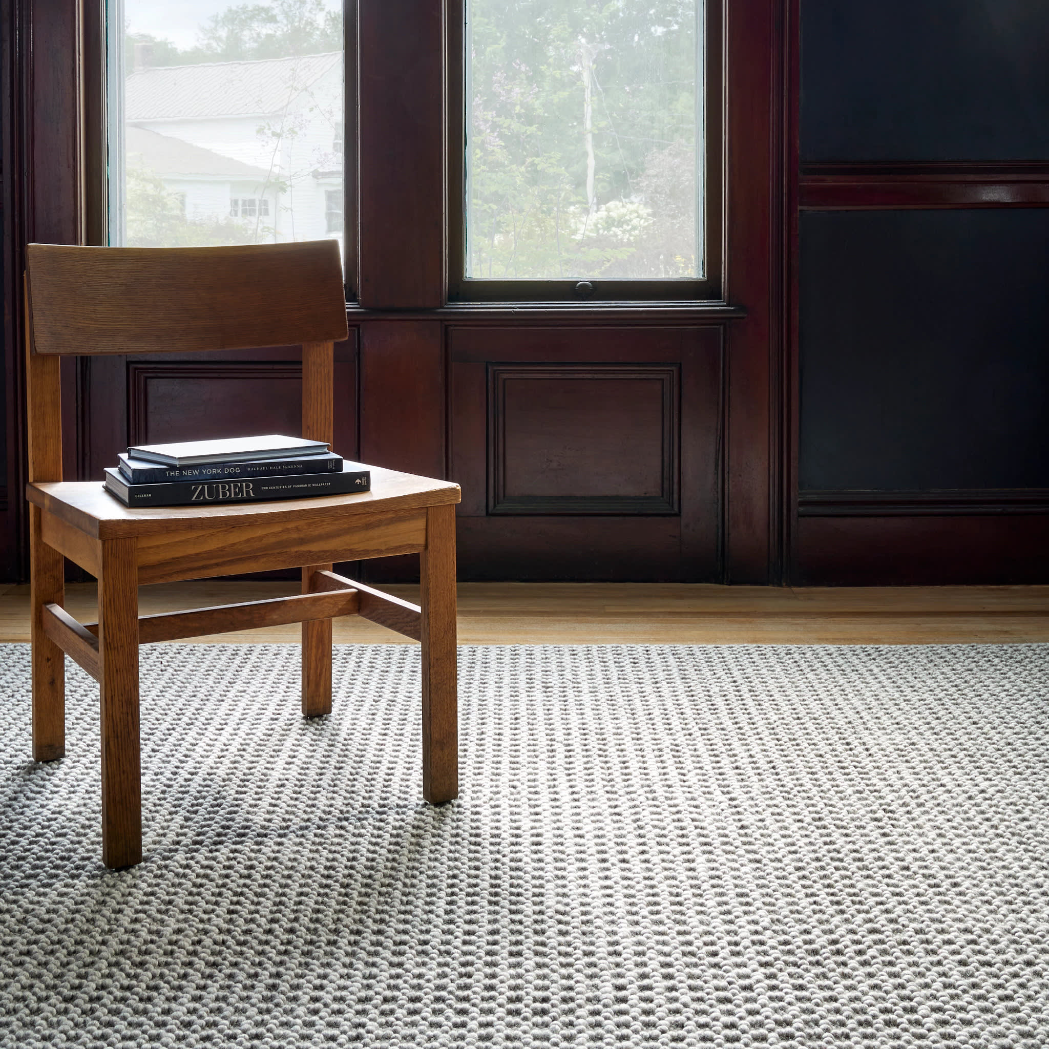 Hooper Handwoven Wool Rug | Grey - Image 2